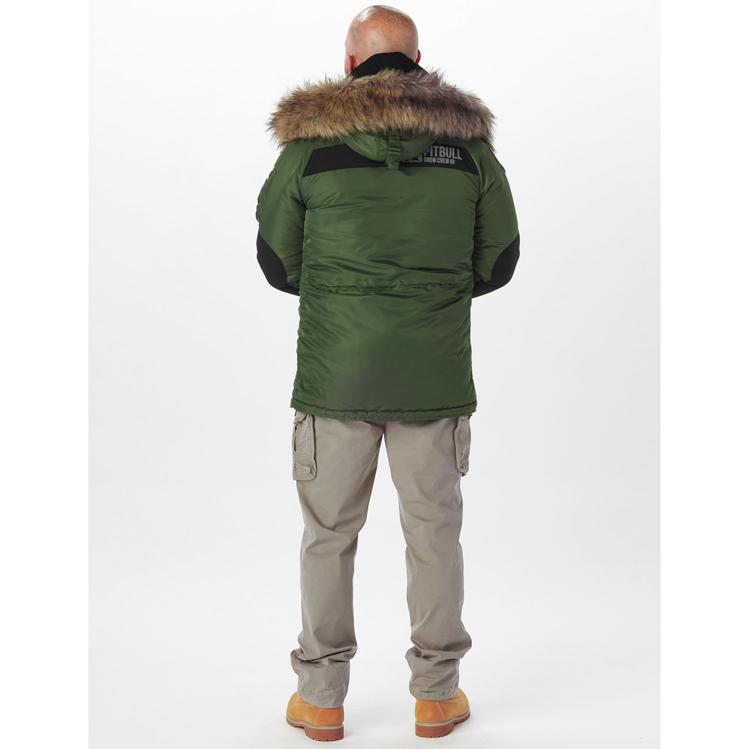 Pit Bull West Coast Jacke, Parka, Alder, olive, S