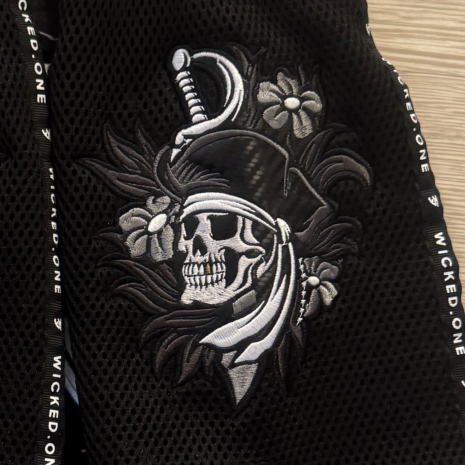 Wicked One Muay Thai Shorts, Hacker, black-white, XXL