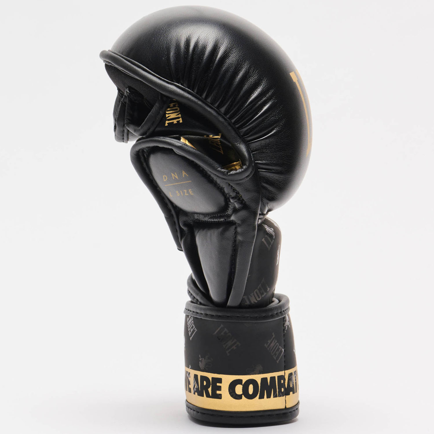 LEONE MMA Sparringhandschuhe, DNA, GP144, schwarz-gold, S