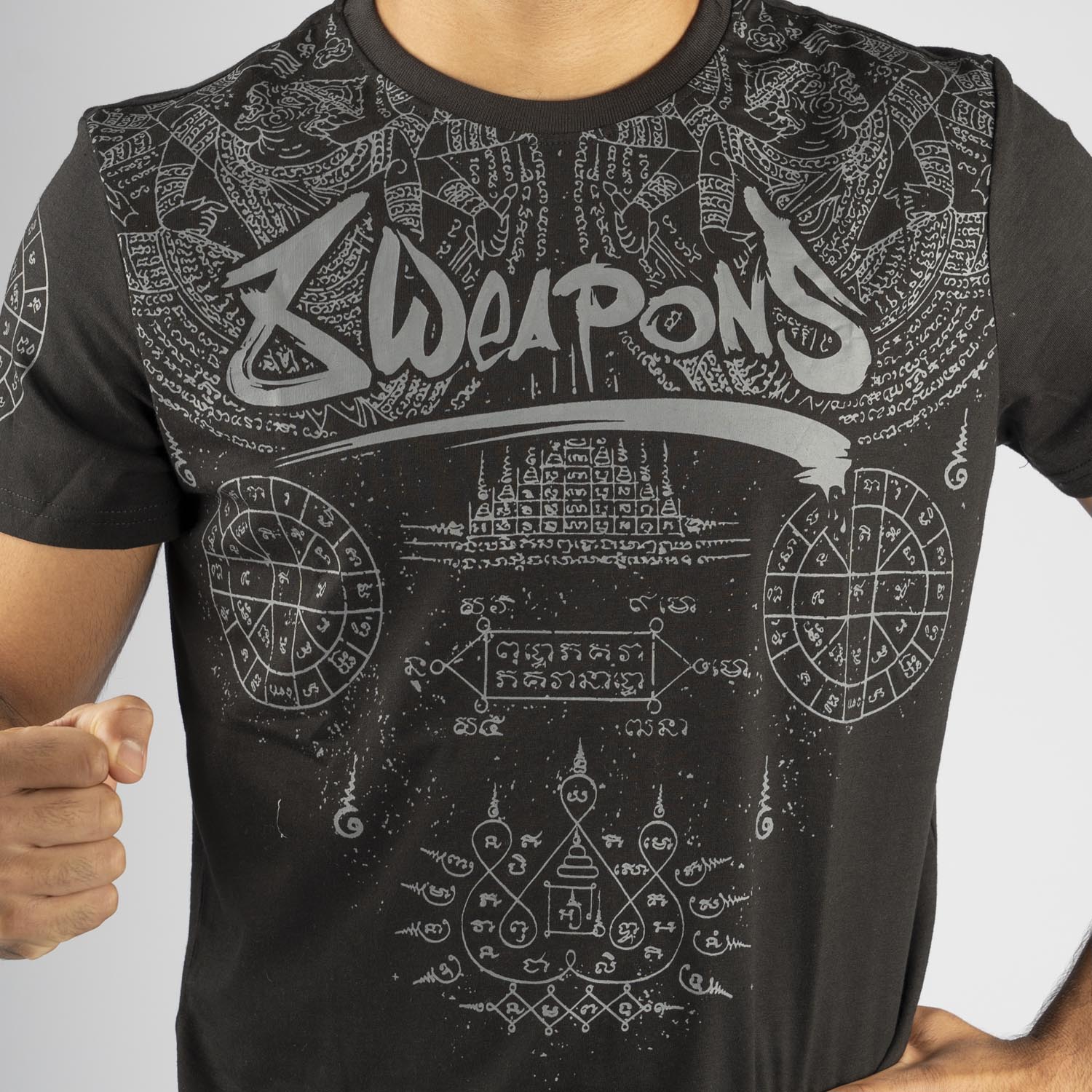 8 WEAPONS T-Shirt, Yantra, schwarz, XXL