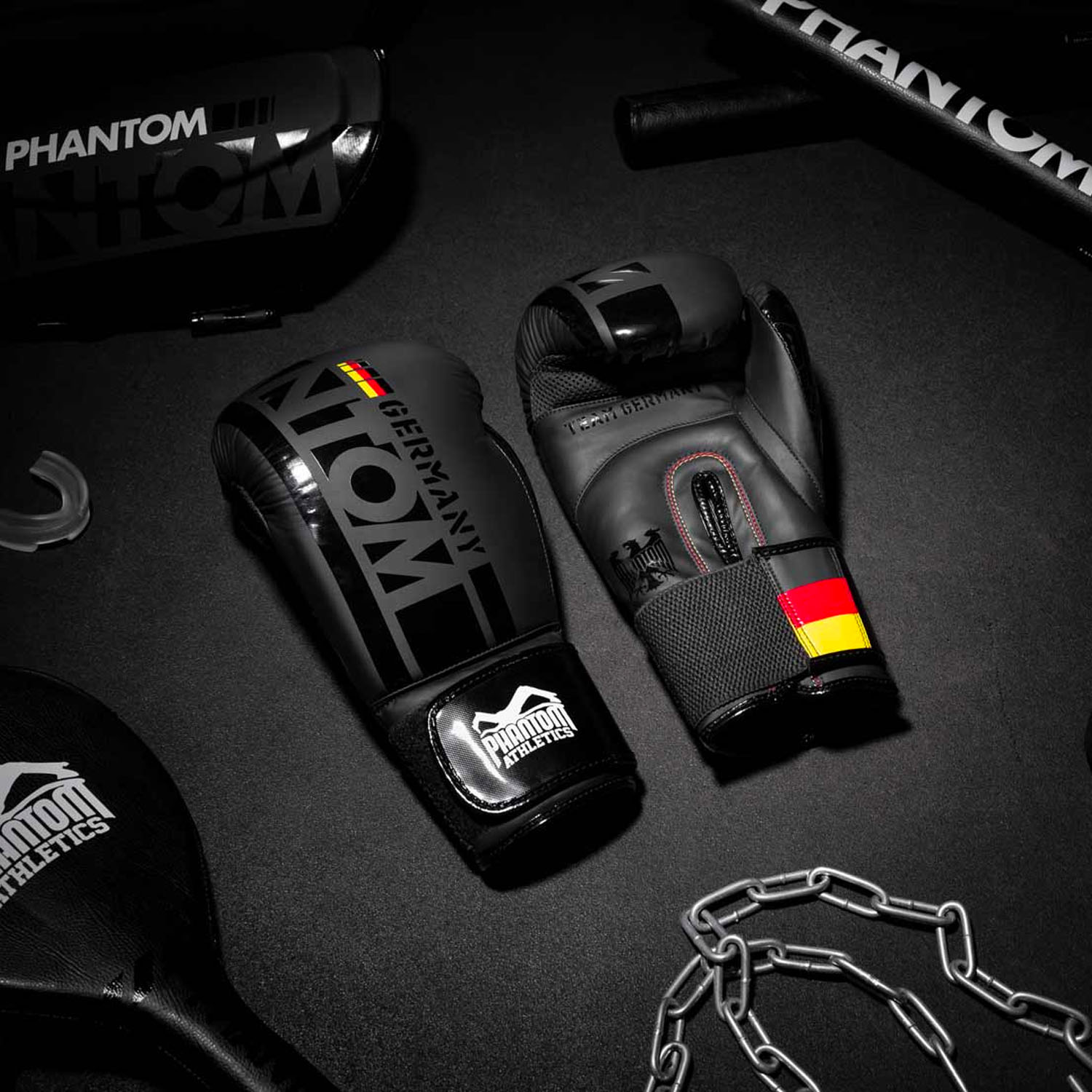 Phantom Athletics Boxhandschuhe, Germany, schwarz, 14 Oz