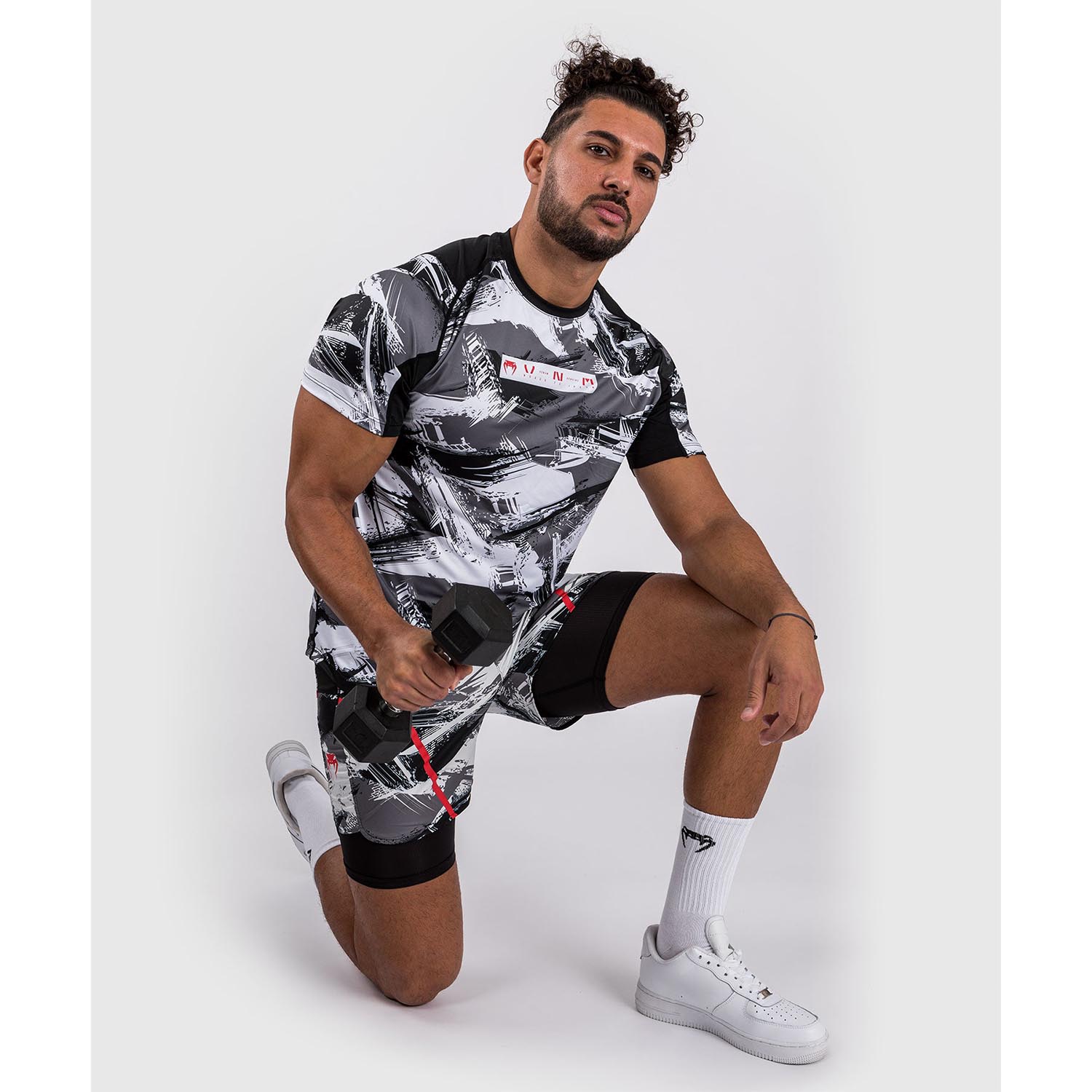 VENUM Dry Tech T-Shirt, Electron 3.0, grau-rot, S