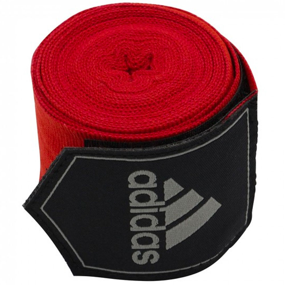 adidas Boxbandagen, halbelastisch, 3.5 m, rot