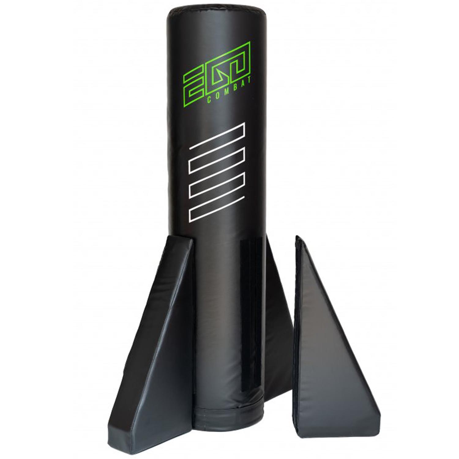 EGO COMBAT Standing Boxing Bag, Spectruum 22, 85 kg, 185 cm, black-neon-green