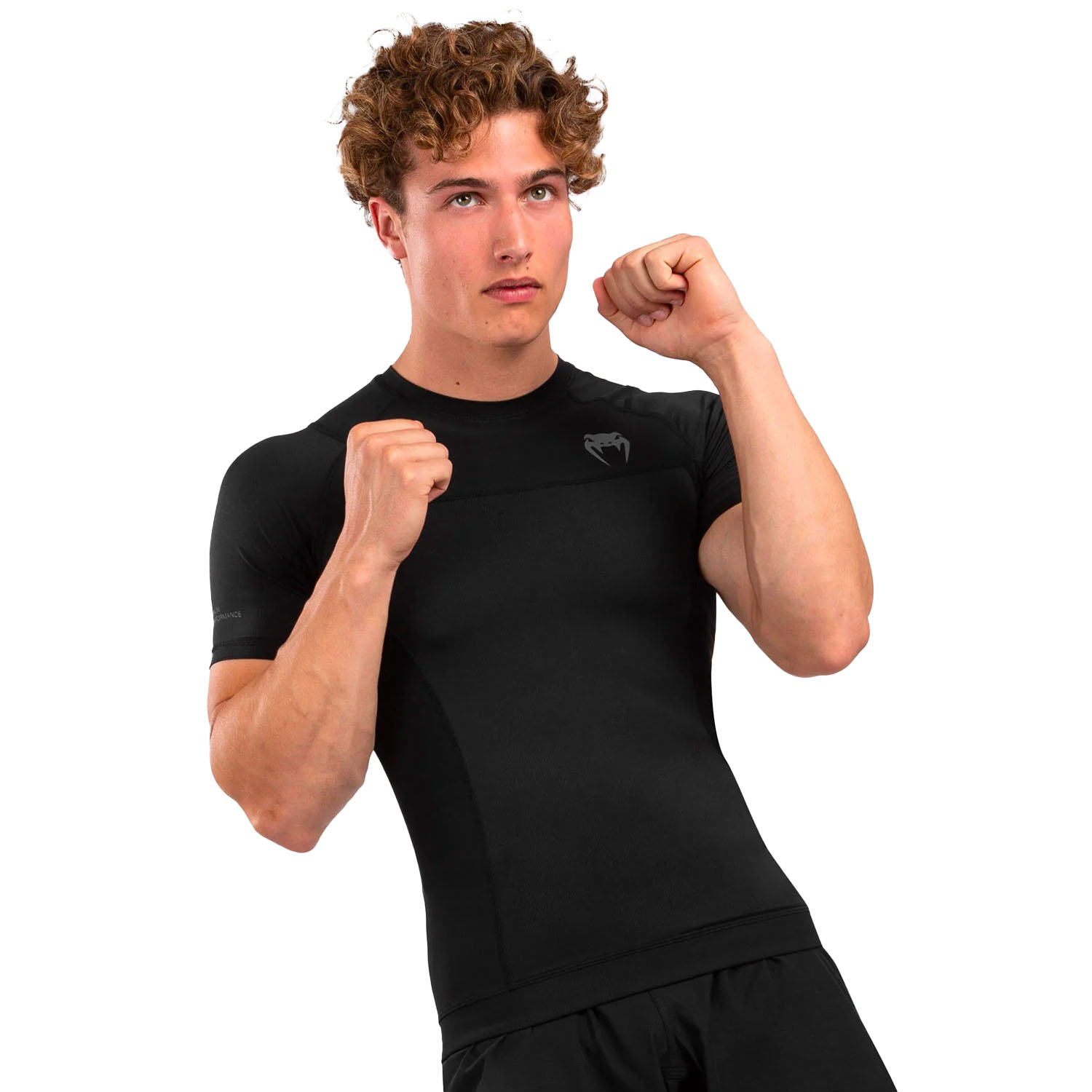 VENUM Rashguard, S/S, G-Fit Air, schwarz, XXL