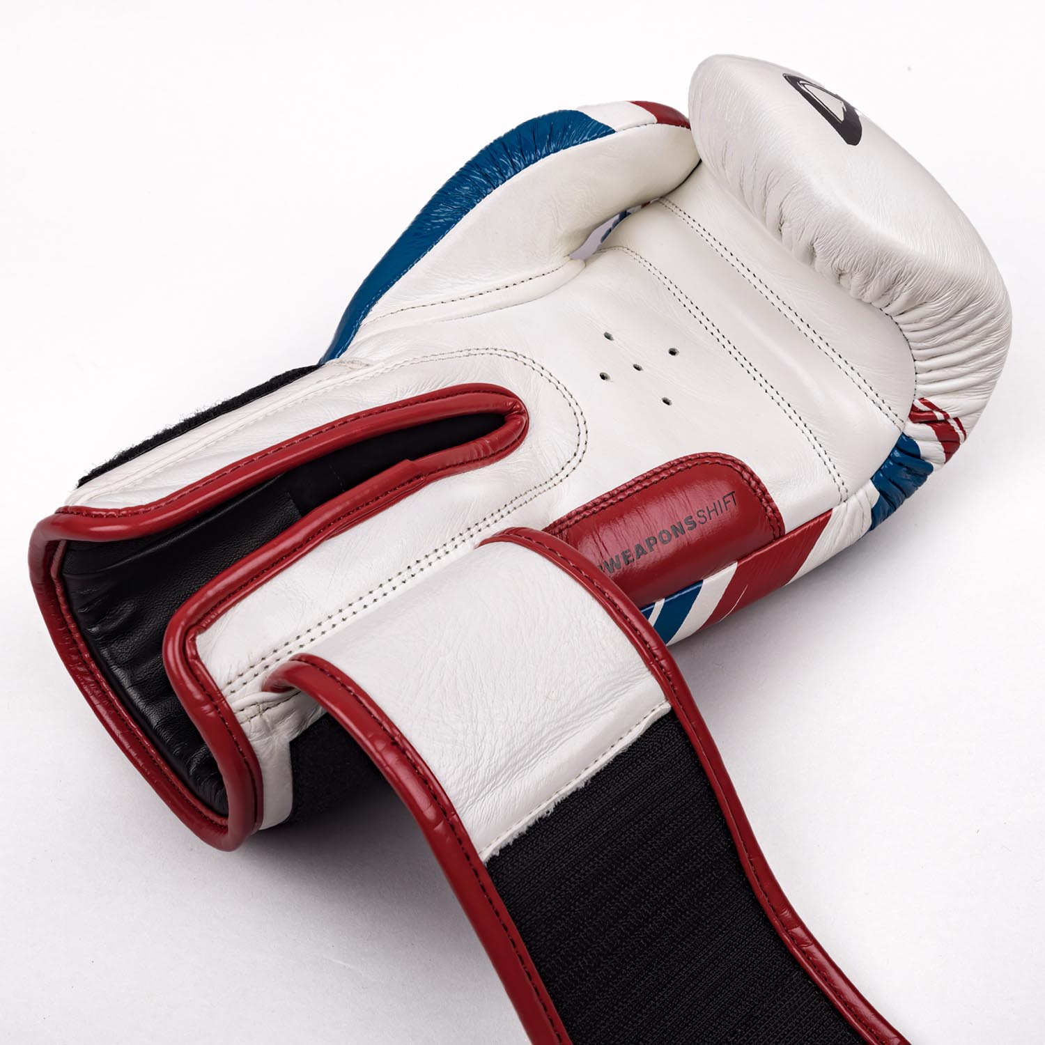 8 WEAPONS Boxing Gloves, Shift, white-navy-red, 16 Oz