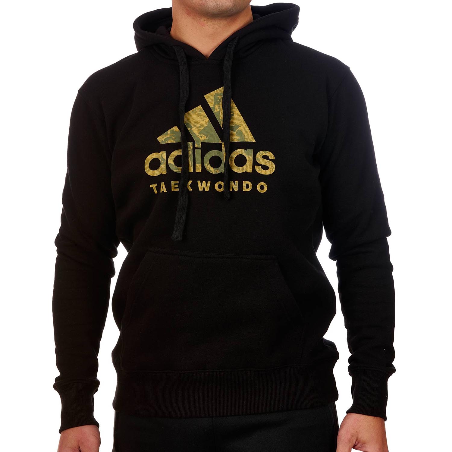 adidas Hoody, Badge Of Sport, Taekwondo, schwarz, L