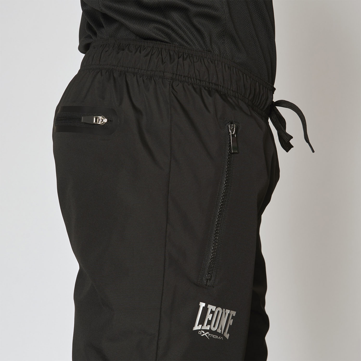 LEONE Jogginghosen, Logo, schwarz, XXL