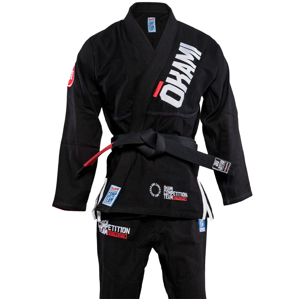OKAMI BJJ GI, Damen, Competition Team Ultralight, schwarz, F1