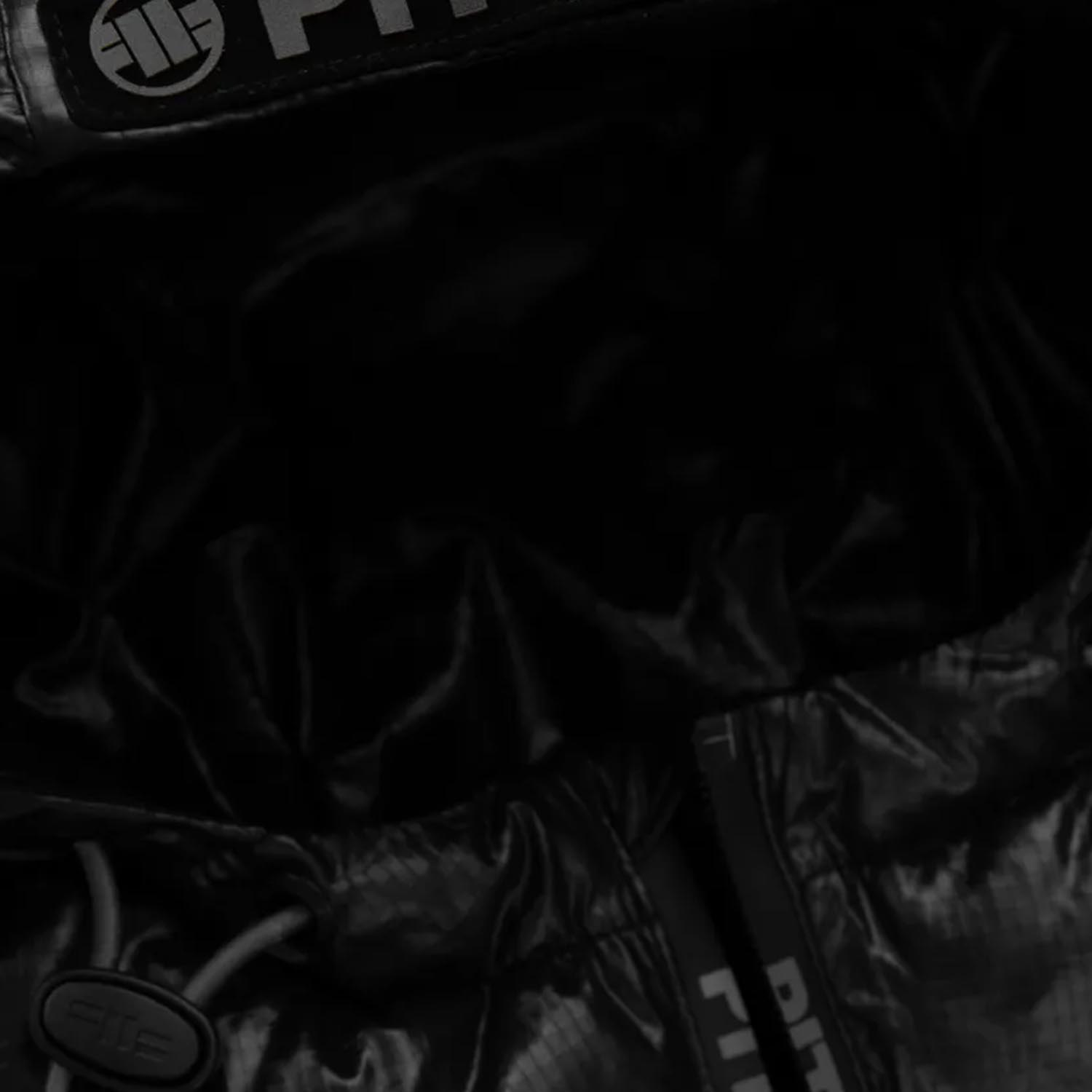 Pit Bull West Coast Jacke, Padded Hooded Pepperwood, schwarz, XXL