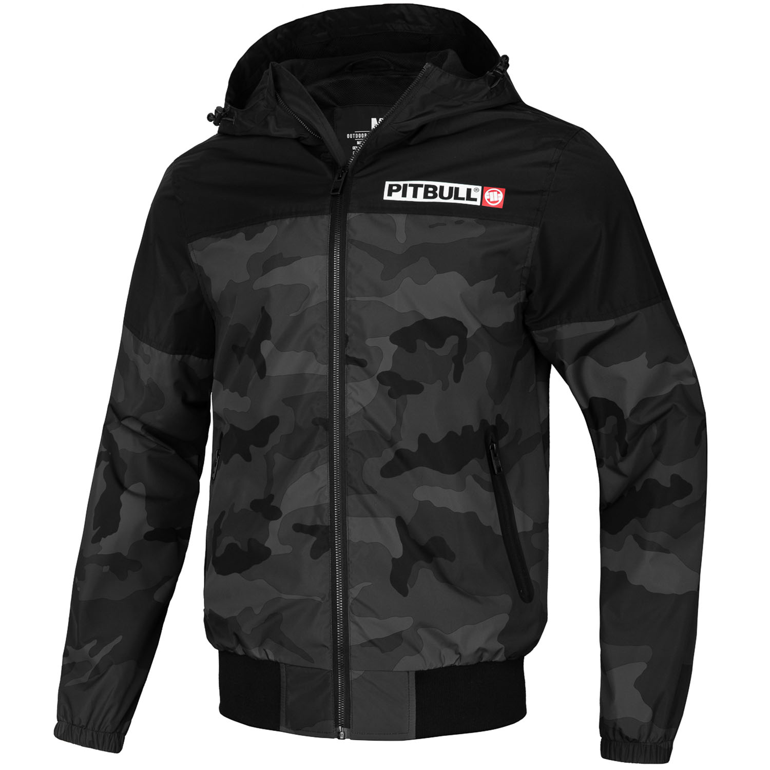 Pit Bull West Coast Jacke, Horizon, camo-schwarz S