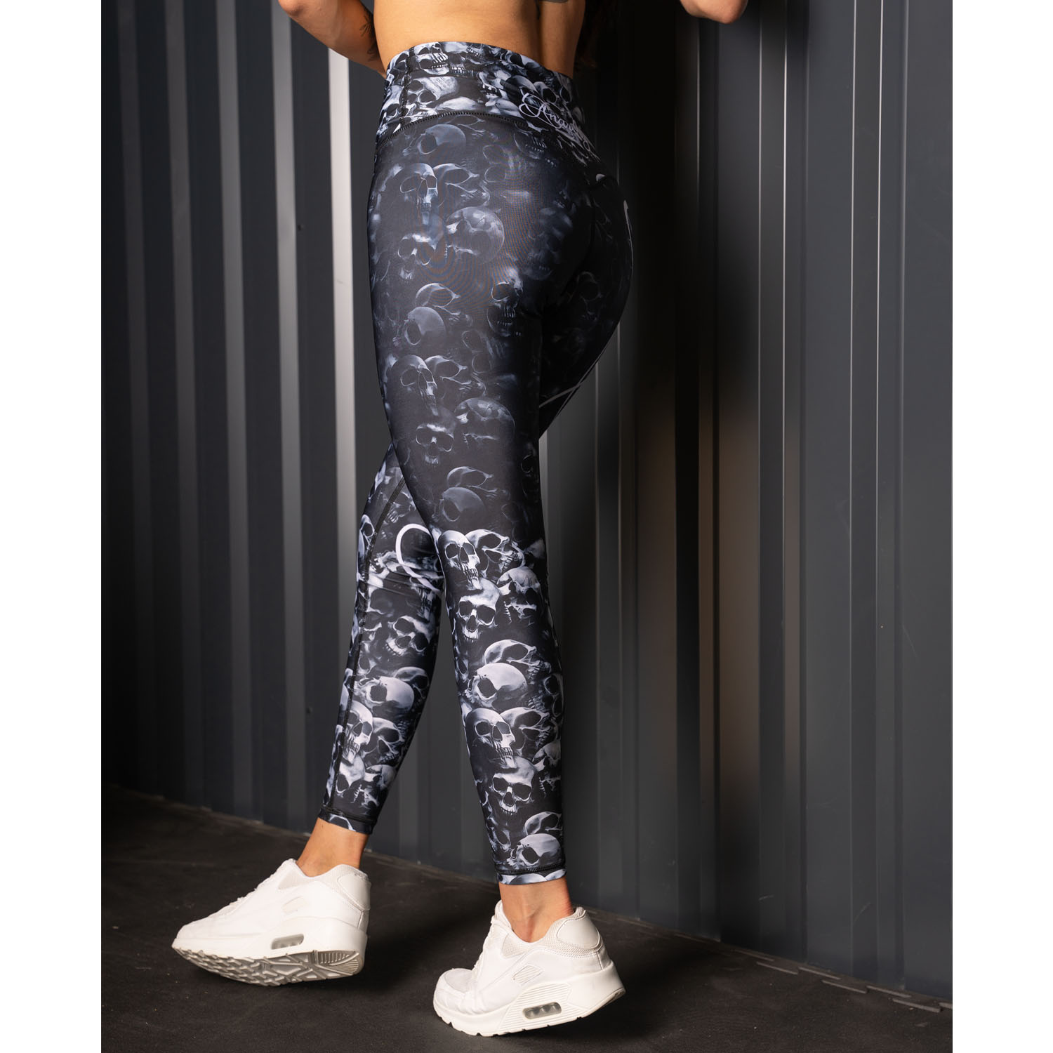 Anarchy Apparel Leggings, Catacomb, schwarz, L