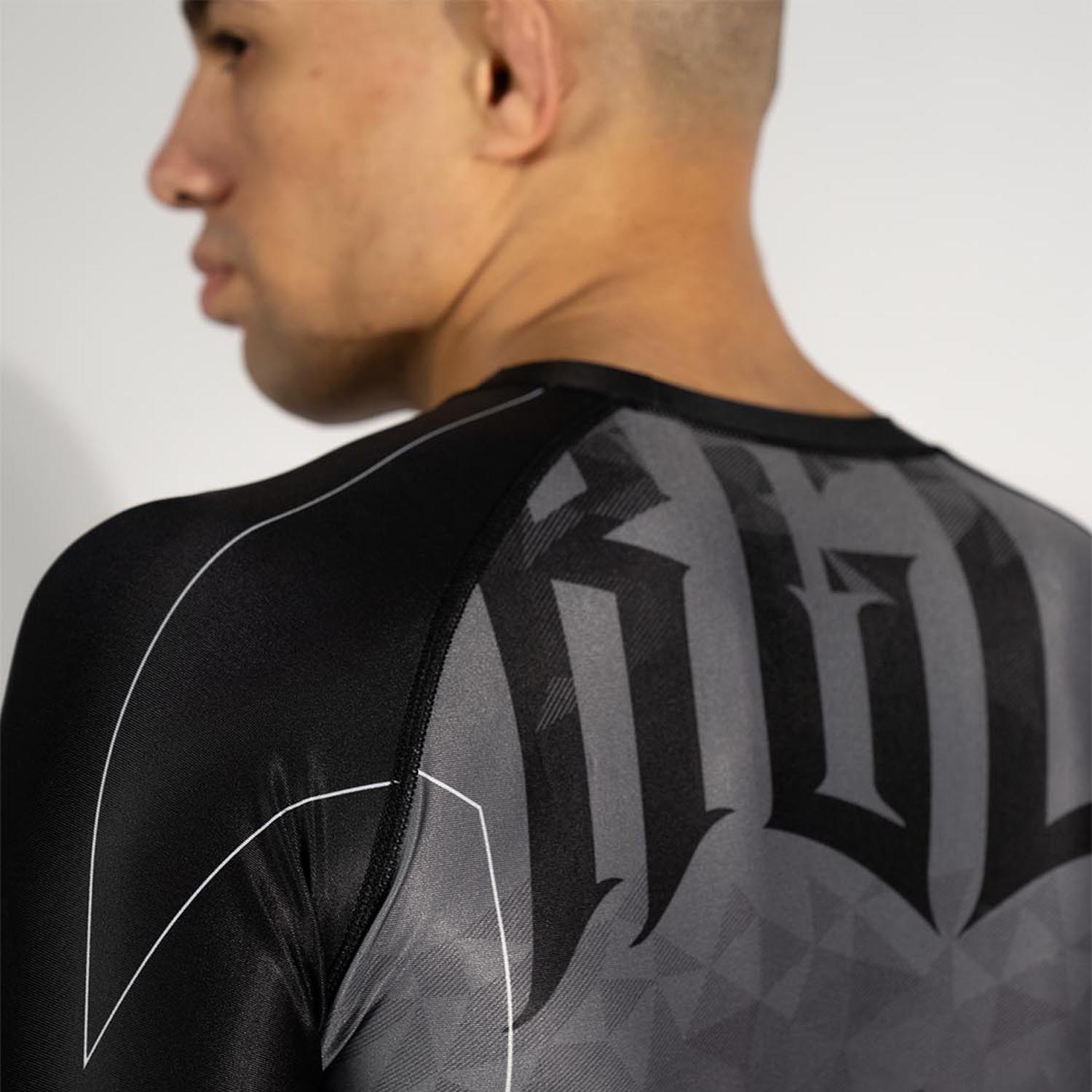 RINGLIFE Rashguard, L/S - Transition schwarz-grau XL