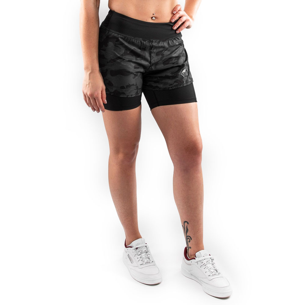 VENUM Compression Shorts, Damen, Defender Hybrid, schw, L