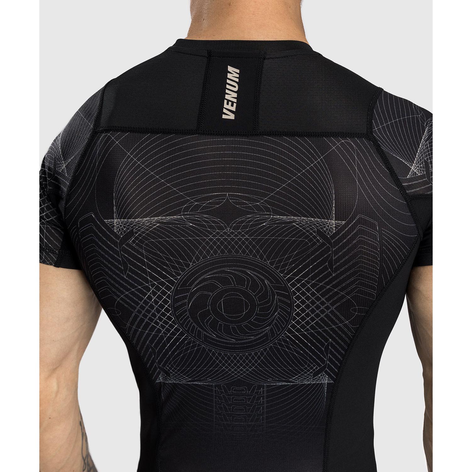 VENUM Rashguard, S/S, G-Fit Air, black-beige, L