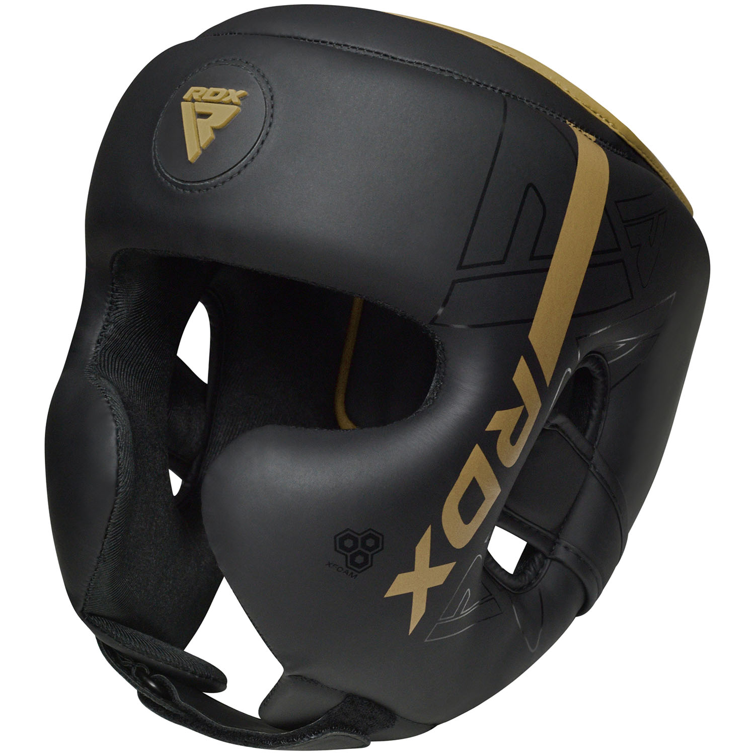 RDX Kopfschutz, Kara Series F6, schwarz-gold, XL