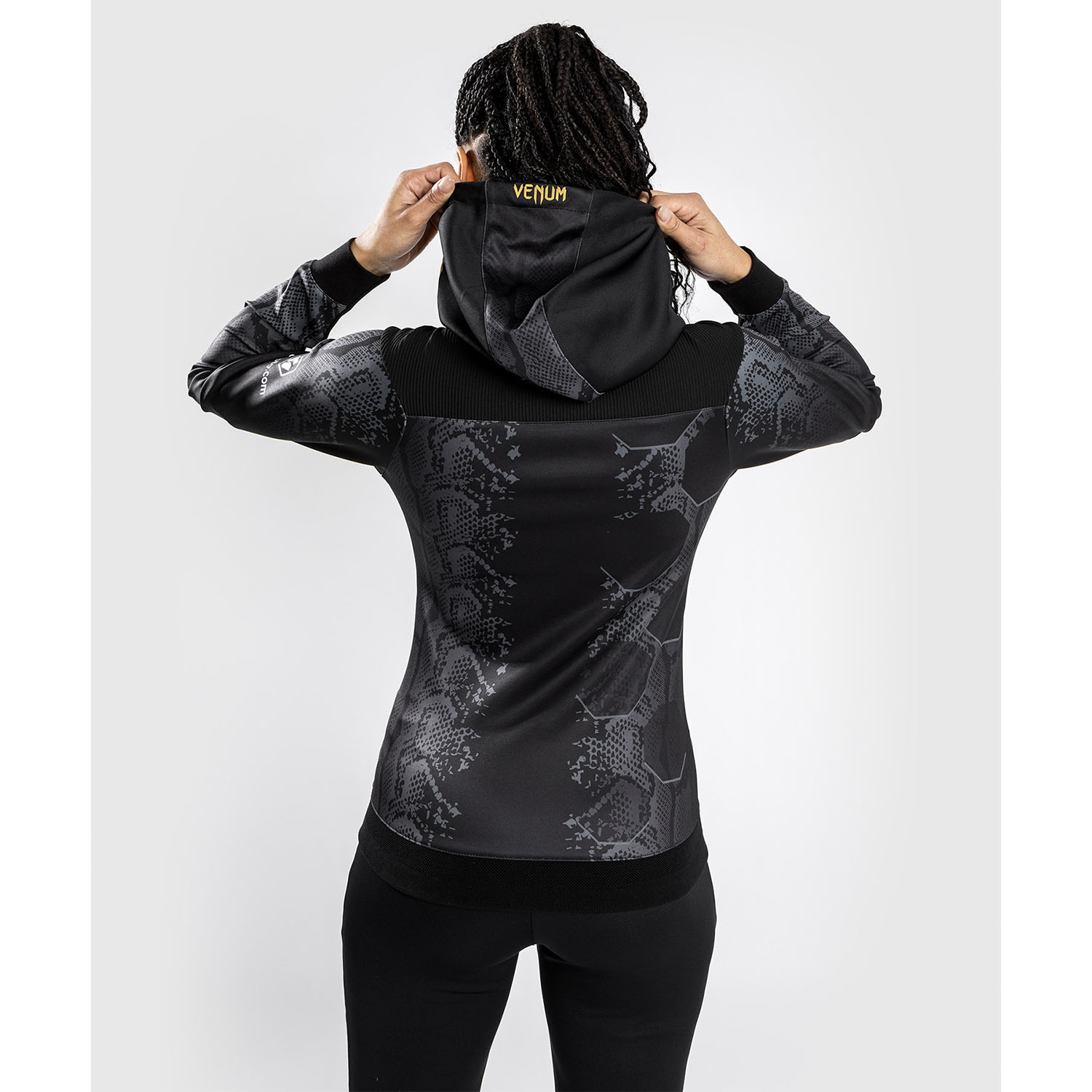 VENUM Zip Hoody, Women, UFC Fight Night, Adrenaline, black-gold, L