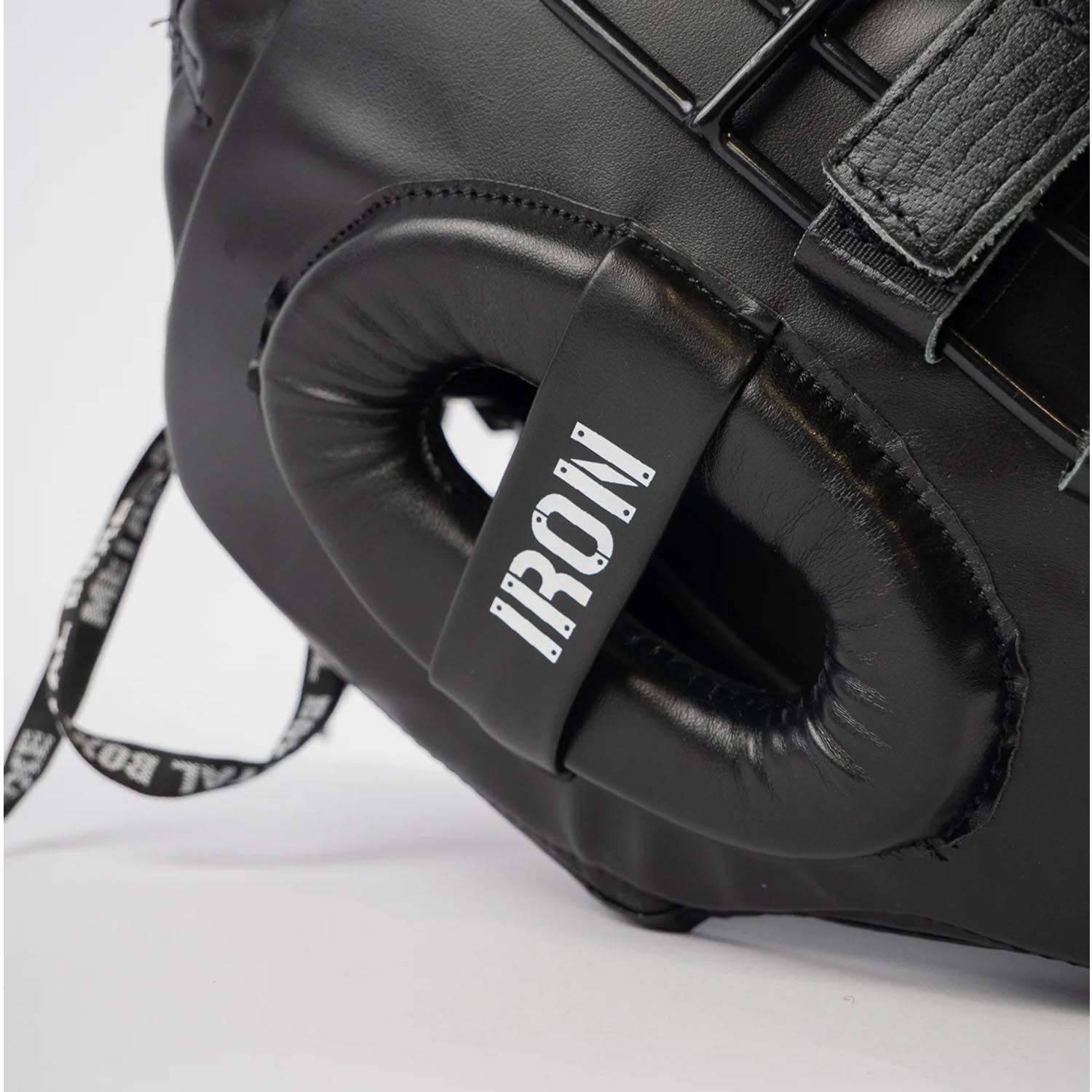 Metal Boxe Head Guard, Grille, black, XL