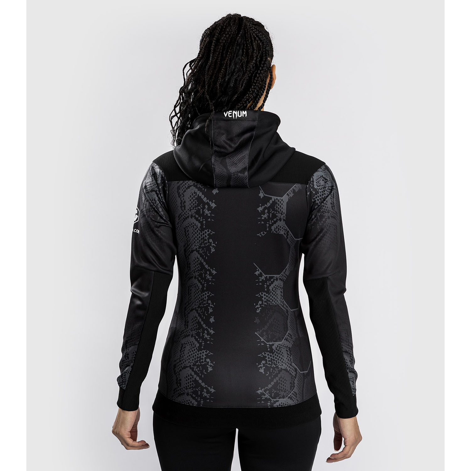 VENUM Zip Hoody, Women, UFC Fight Night, Adrenaline, black, XS