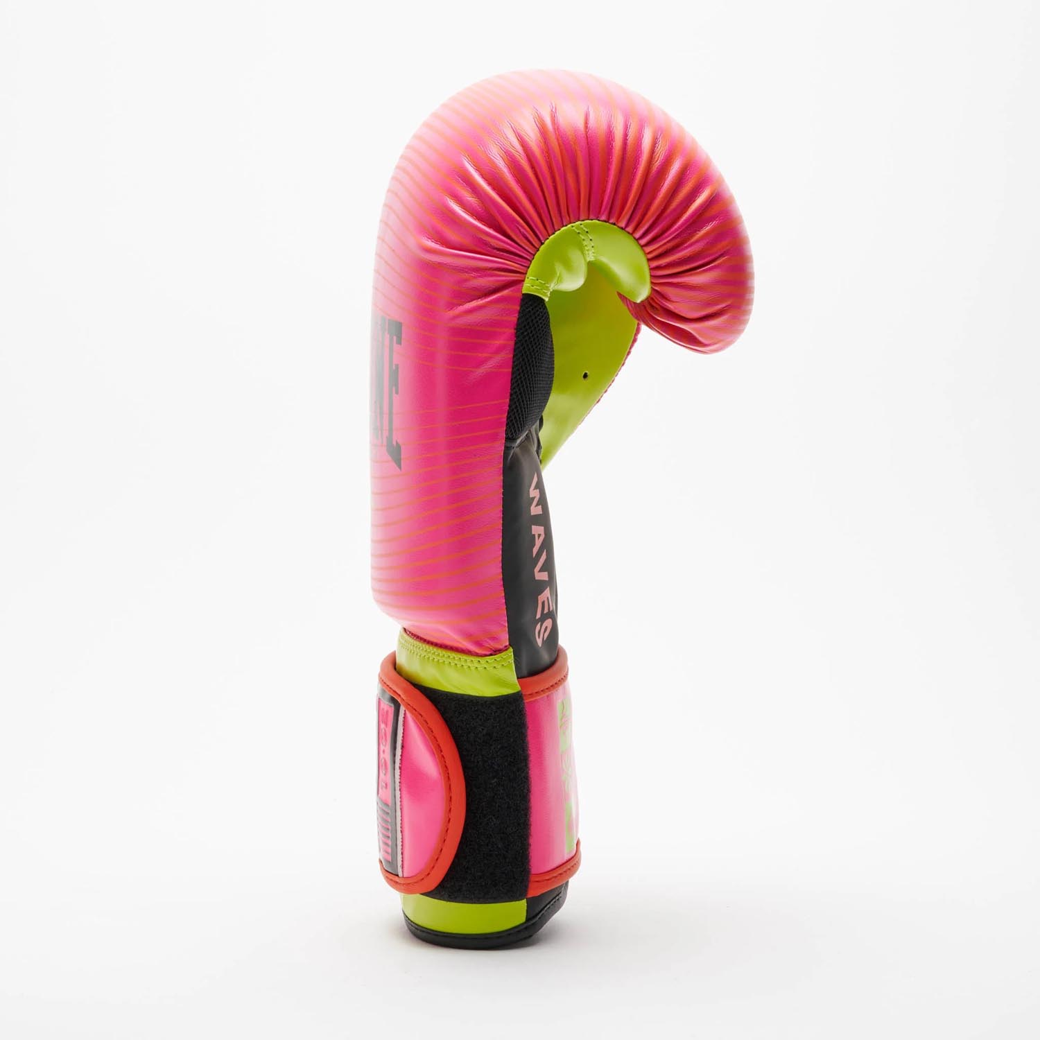 LEONE Boxing Gloves, Waves, pink, 16 Oz