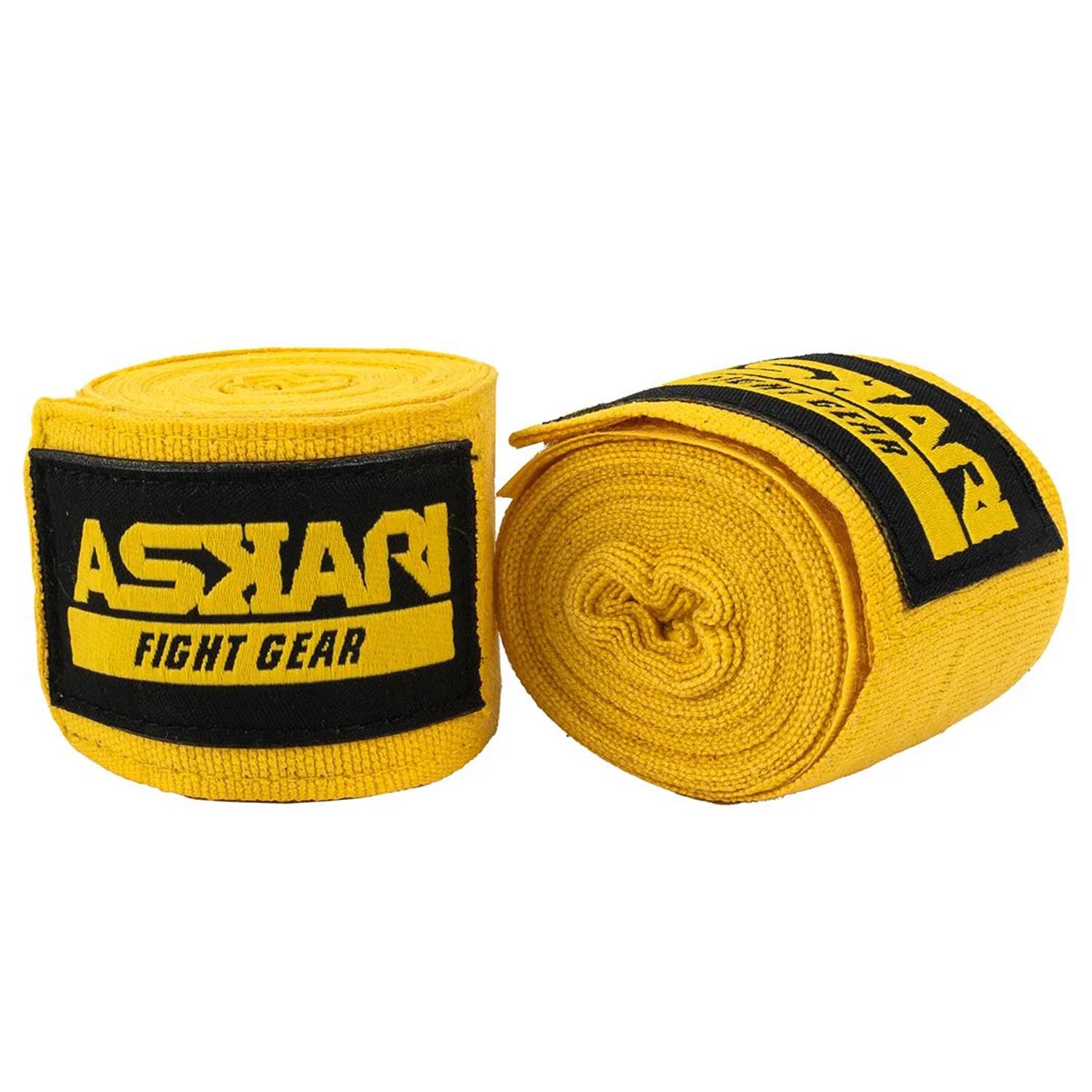 ASKARI Hand Wraps, Semi-Elastic, 3.5 m, yellow