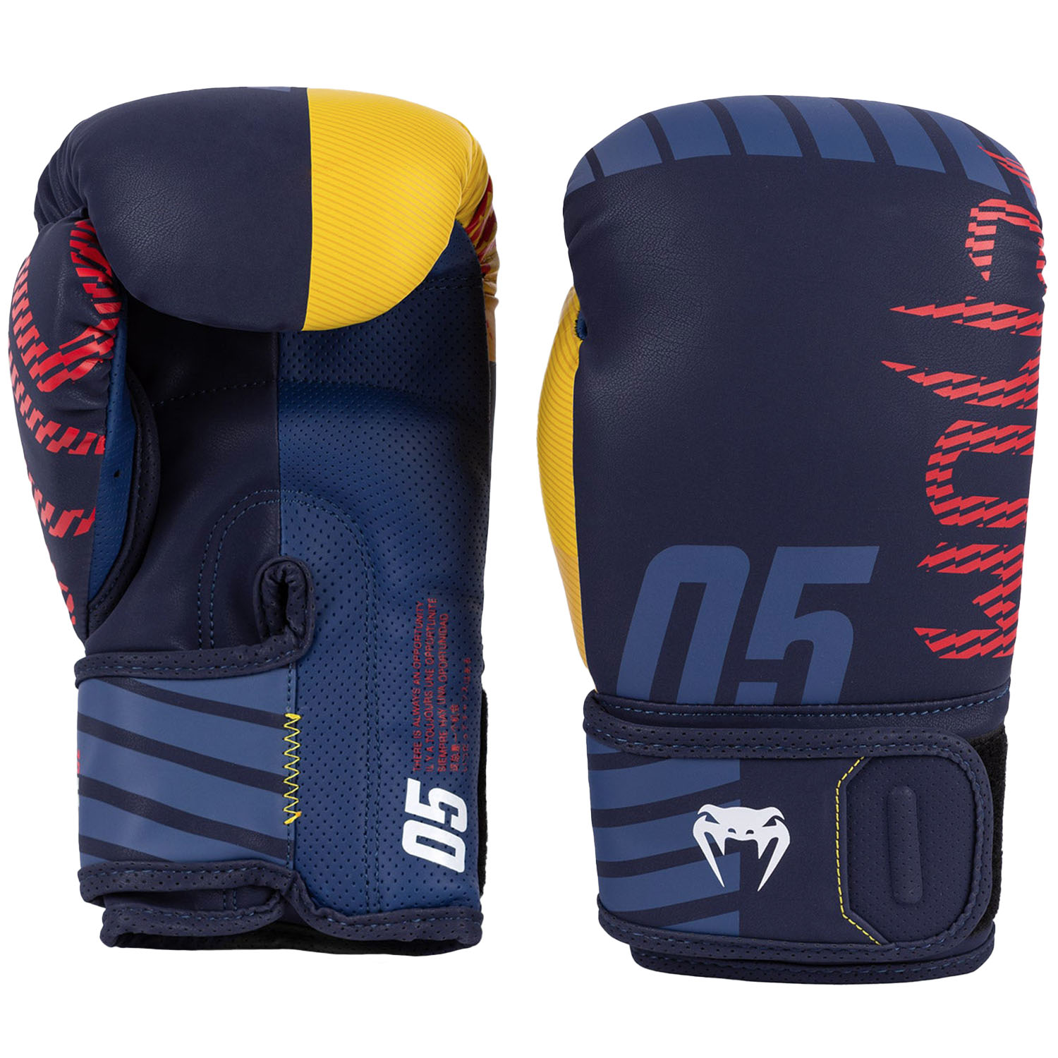 VENUM Boxing Gloves, Sport 05, blue-yellow, 12 Oz