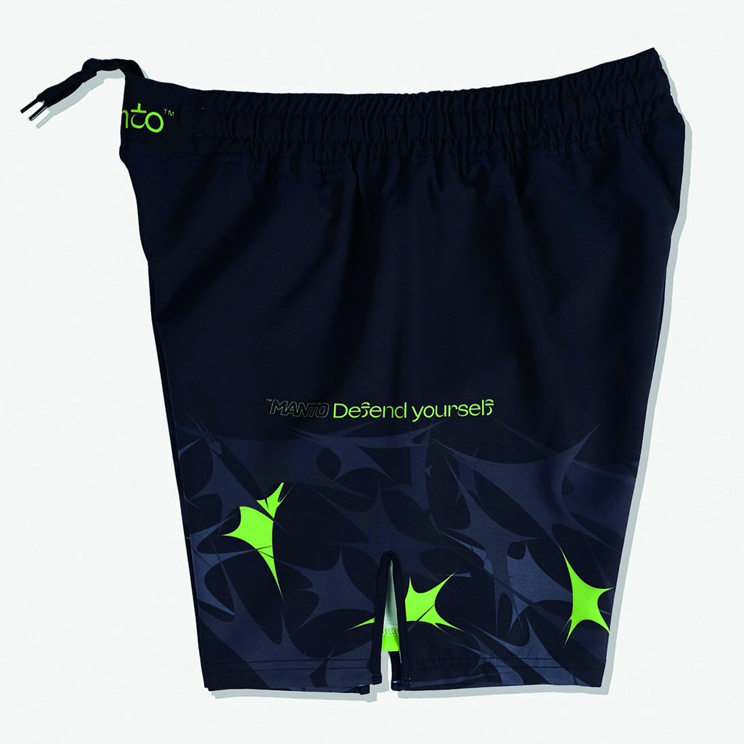 MANTO MMA Fight Shorts, Terra, black, XL
