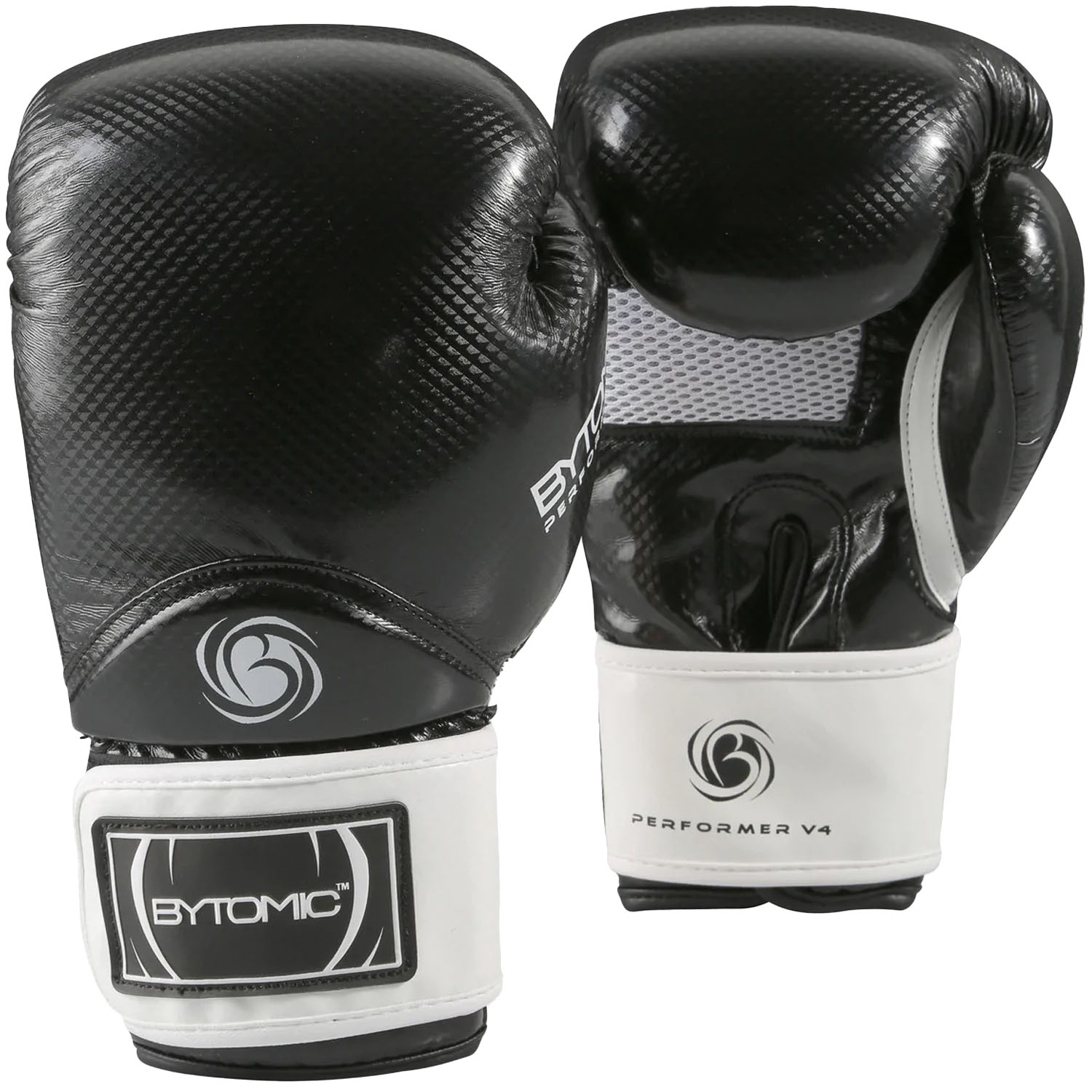 Bytomic Boxing Gloves, Performer, V4, black-white, 12 Oz