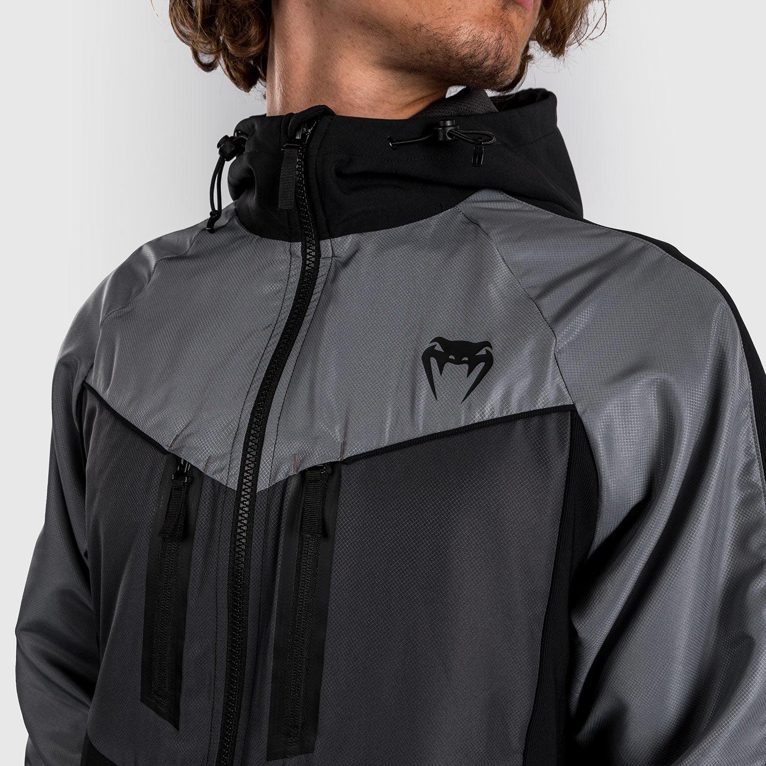 VENUM Trainingsjacke, Laser 3.0, schwarz-grau, XXL