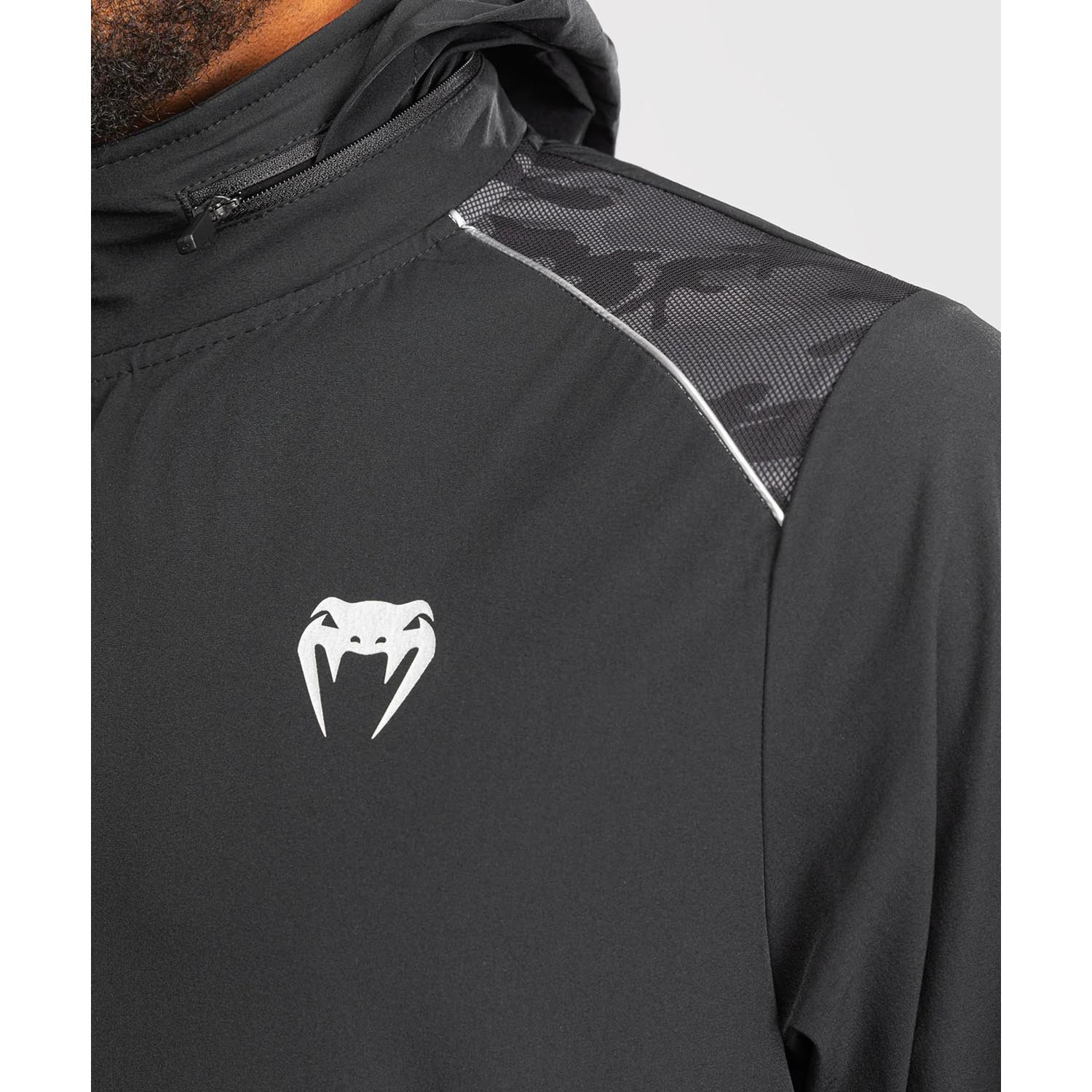 VENUM Training Jacket, Polaris, black-grey, XXL