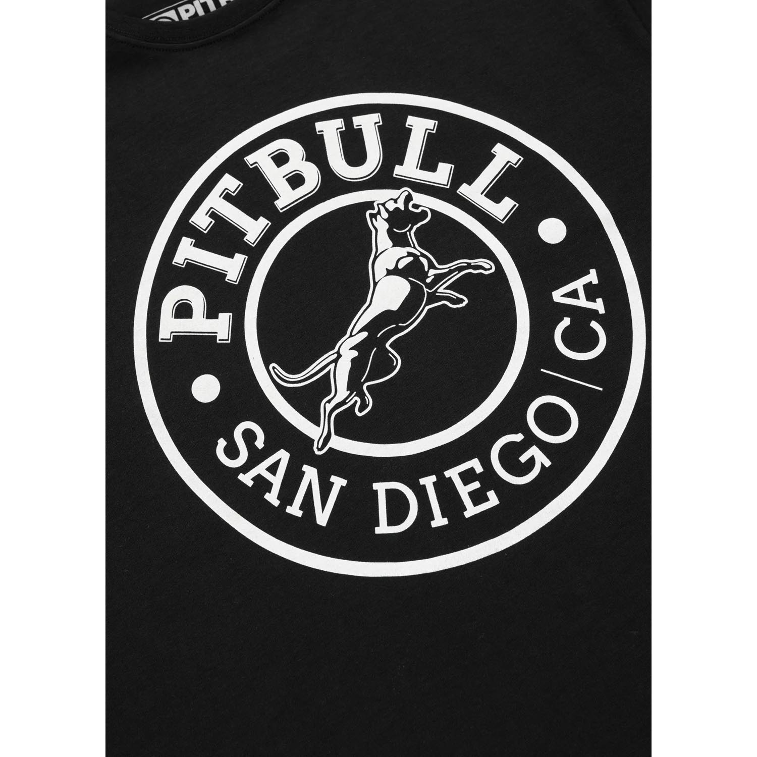 Pit Bull West Coast, T-Shirt, San Diego CA, black-white, XXXL