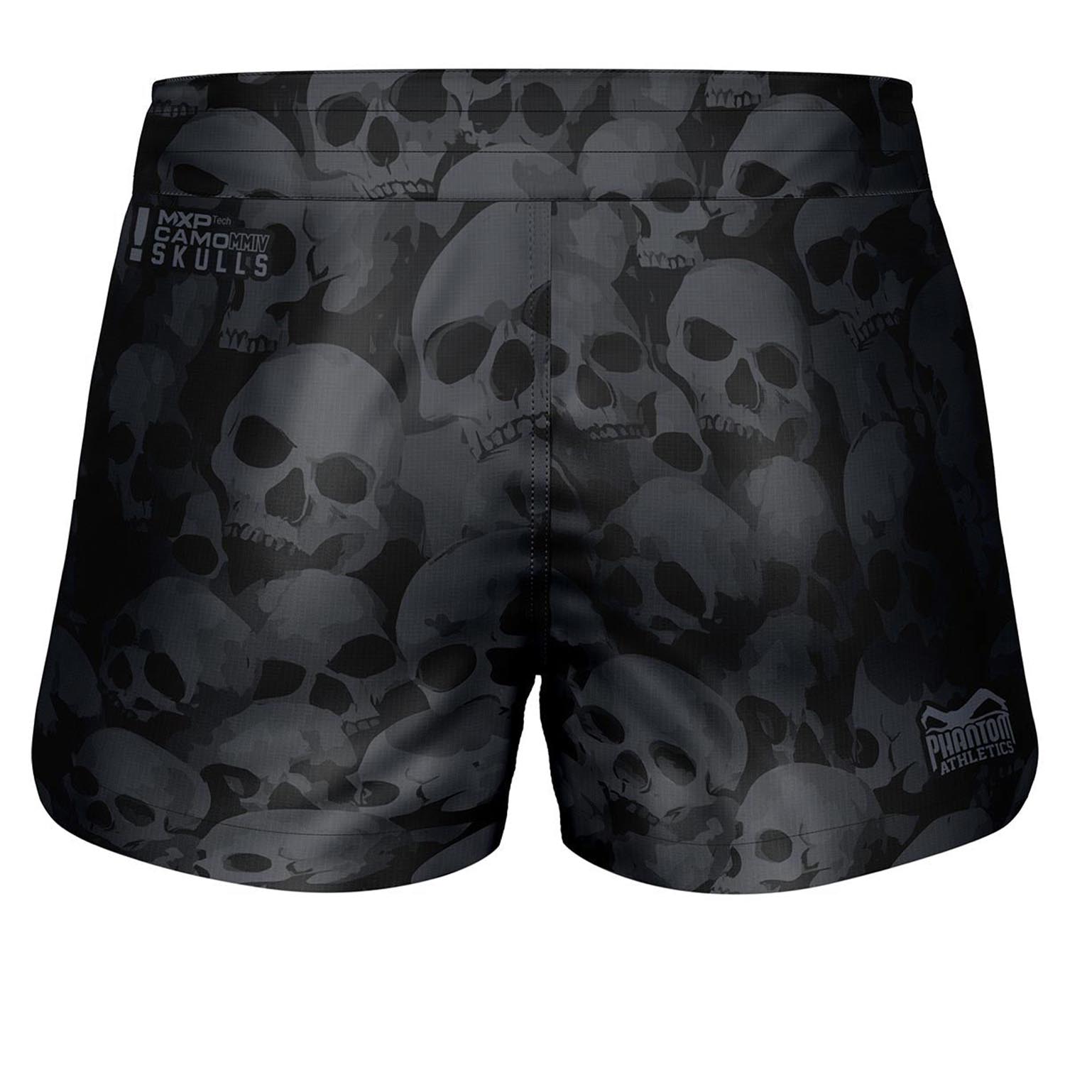 Phantom Athletics MMA Fight Shorts, Fusion-R MGS Skull, camo, M