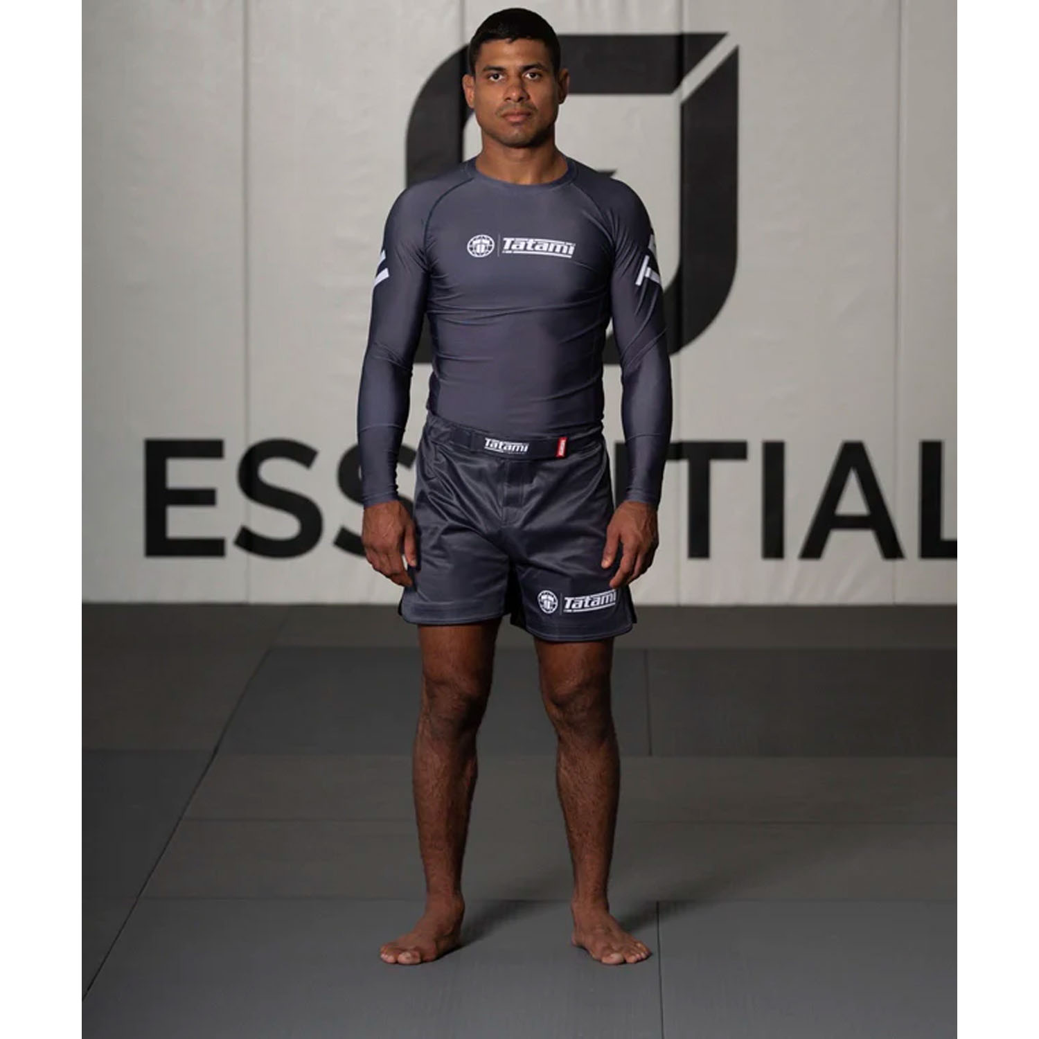 Tatami MMA Fight Shorts, Impact Mid Cut, grey, S