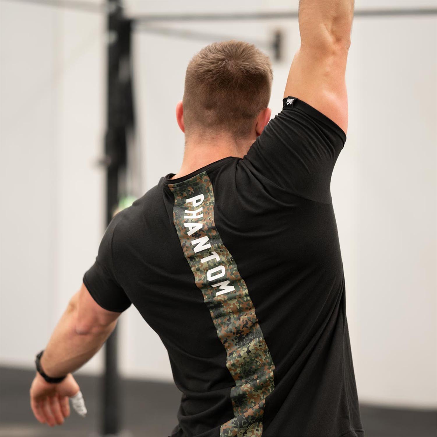 Phantom Athletics T-Shirt, Elite, schwarz-camo, S