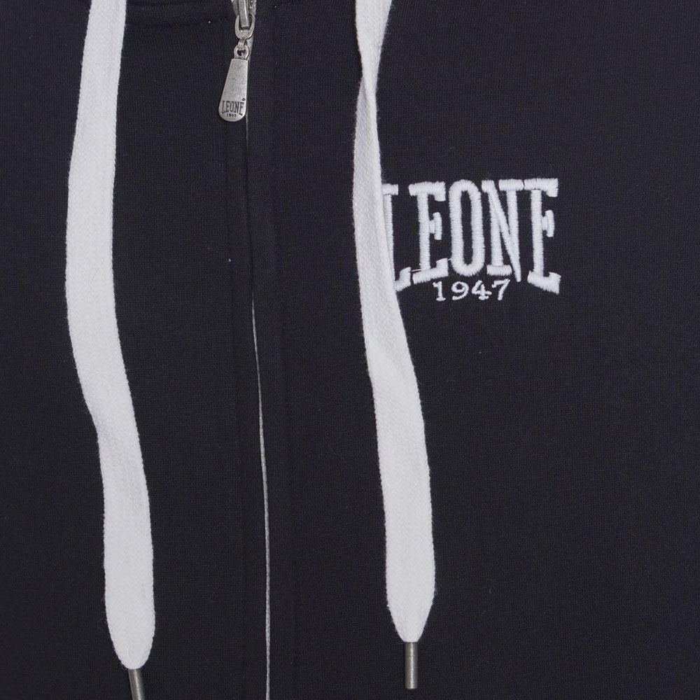LEONE Zip Hoody, Embro, black, S