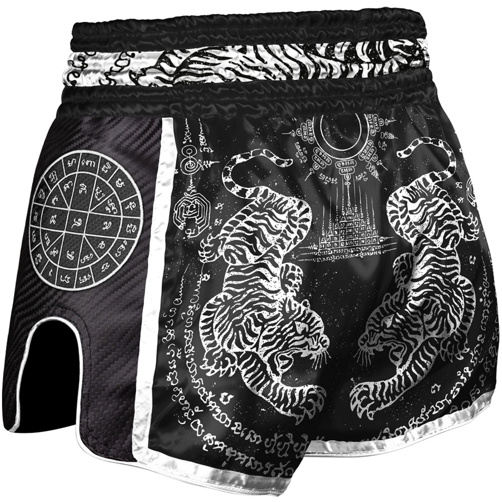 8 WEAPONS Shorts, Carbon, Sak Yant Tigers, black, M