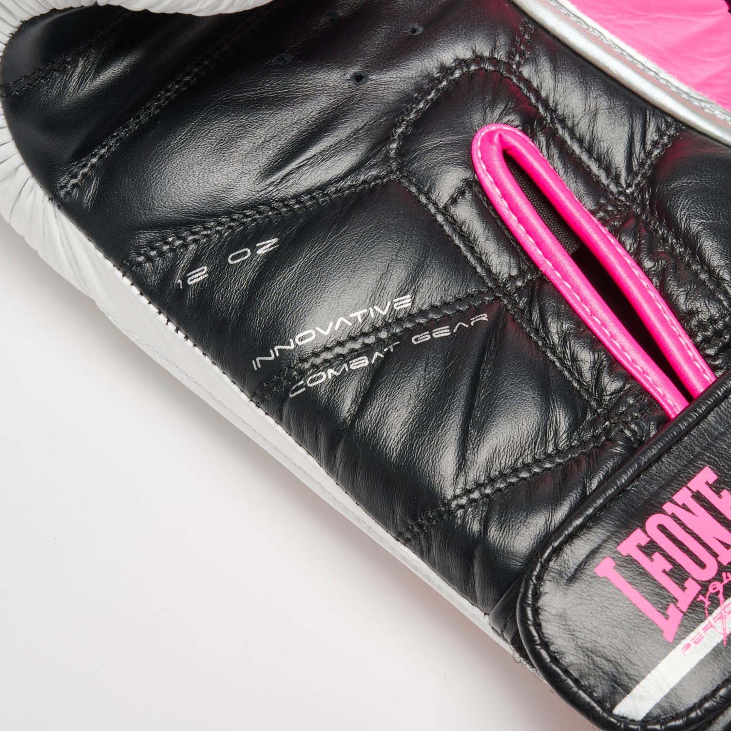 LEONE Boxing Gloves, Revo Fluo, GN110F, white, 14 Oz
