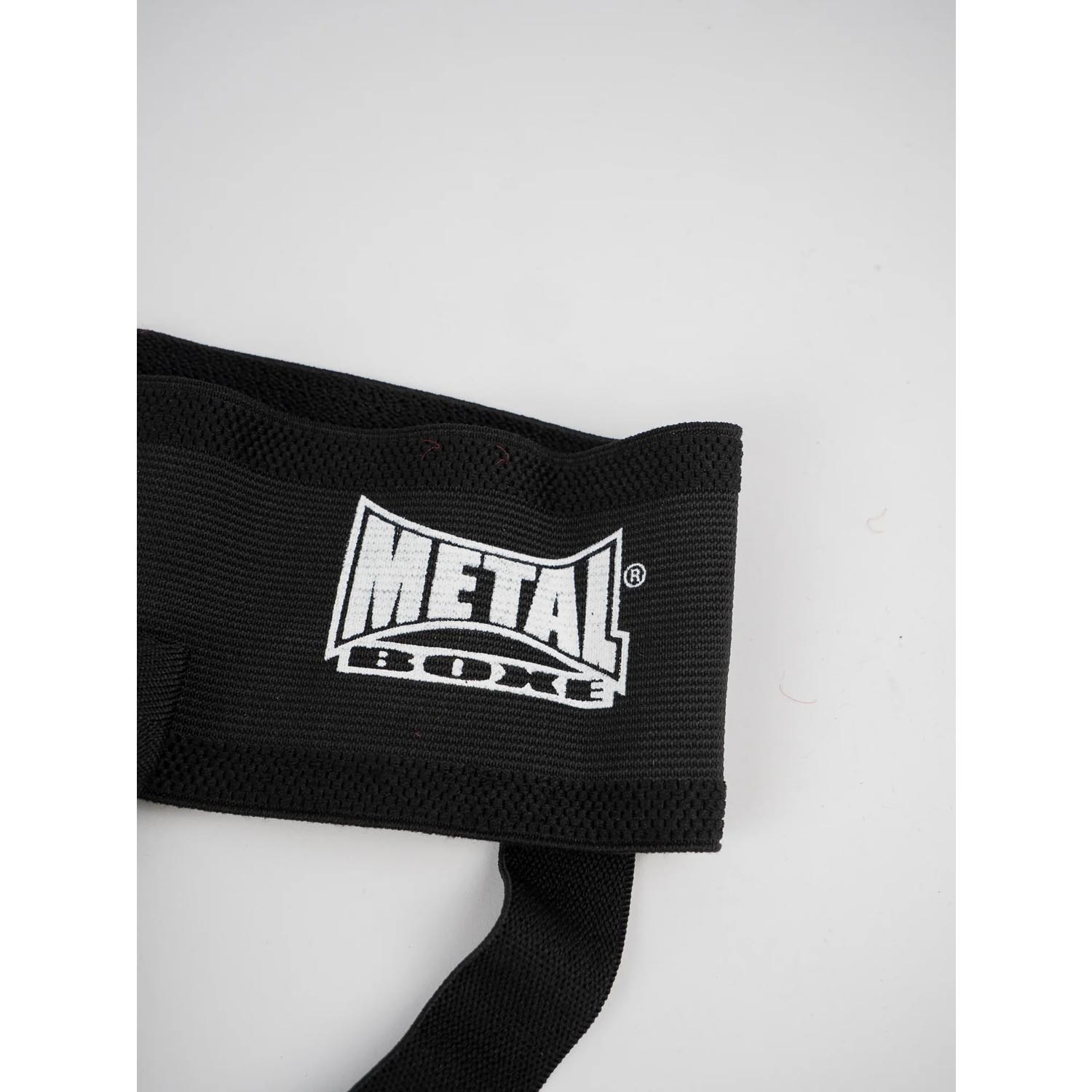Metal Boxe Groinguard, Kids, black, XS