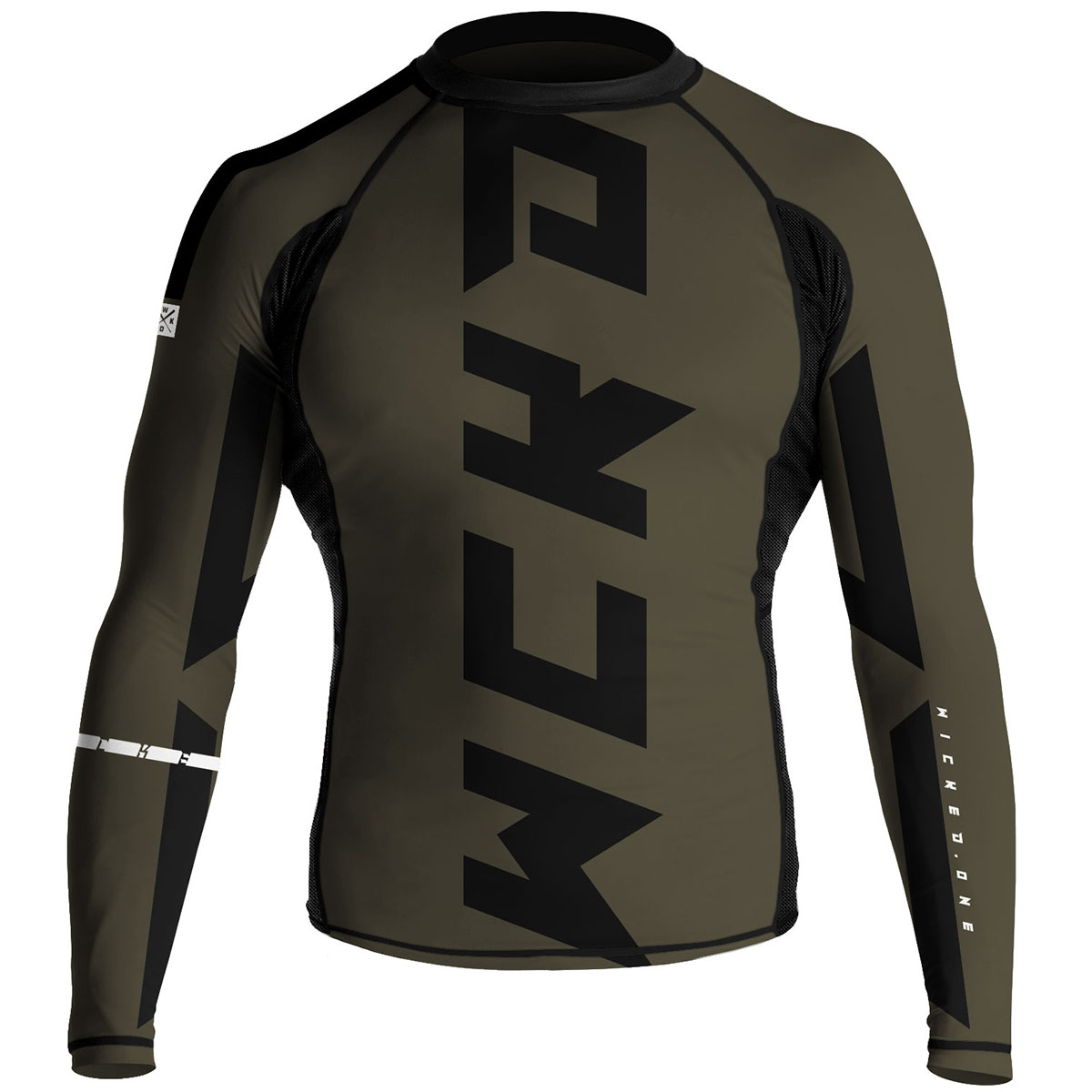 Wicked One Rashguard, L\S, Reset, khaki, XXL