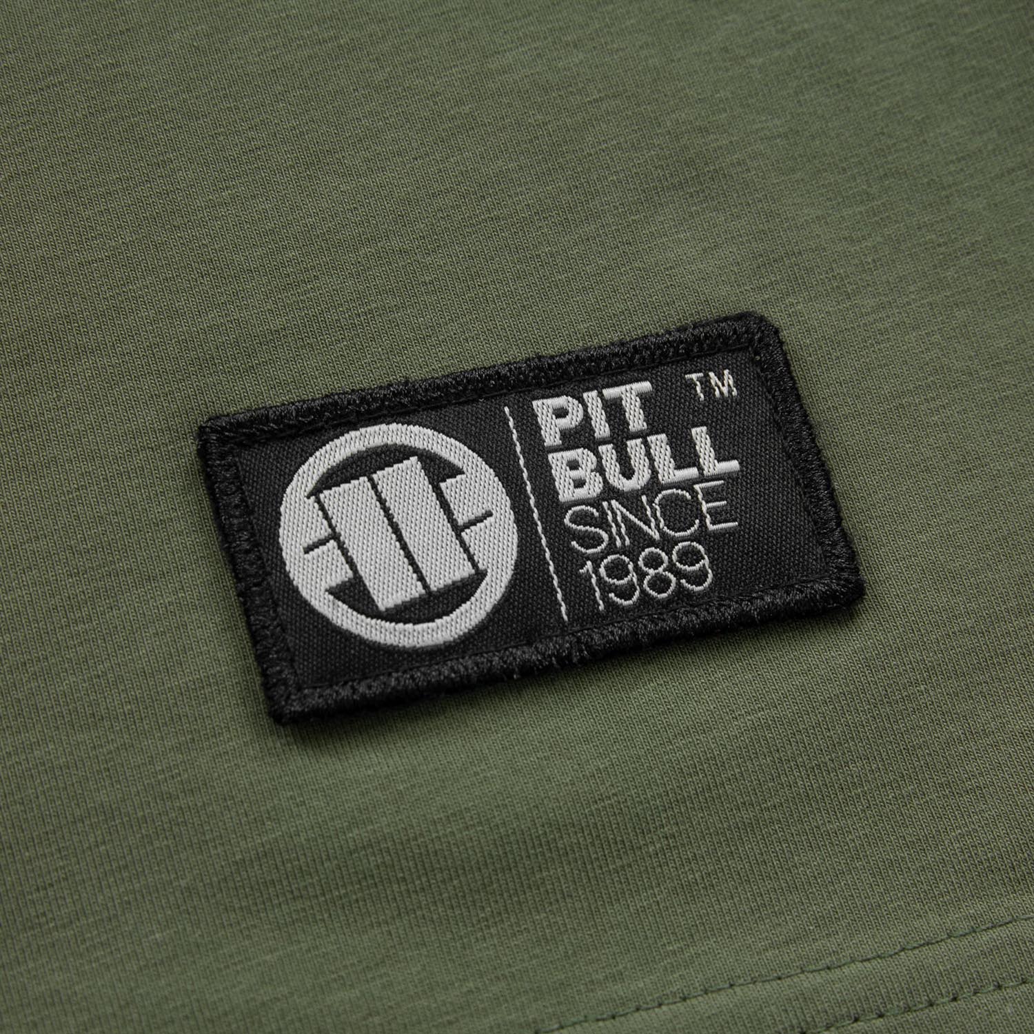 Pit Bull West Coast Tank Top, Small Logo, olive, S
