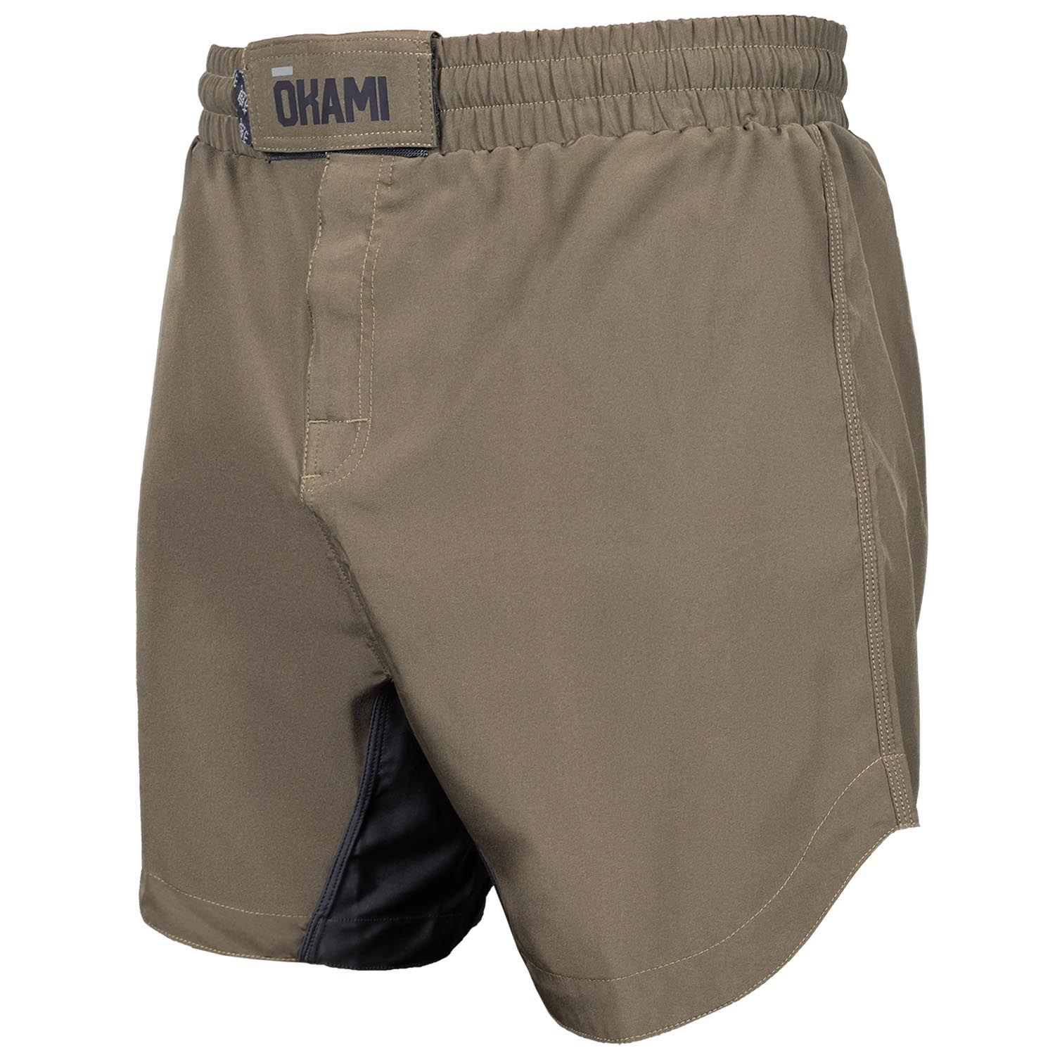 Okami MMA Fight Shorts, Kihon, khaki, XXL