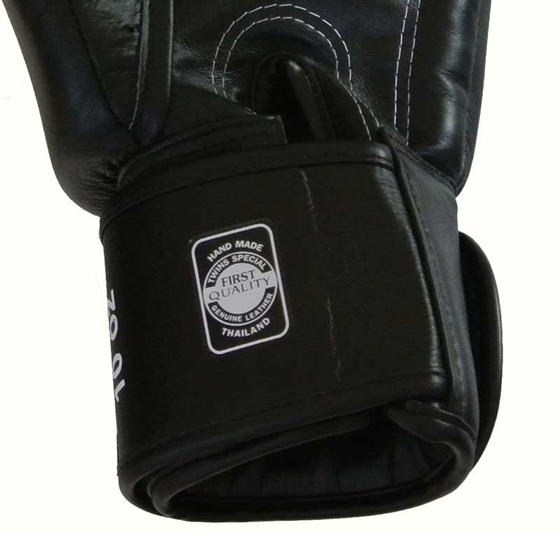 TWINS Special Boxhandschuhe, Leder, AIR, schwarz, 16 Oz