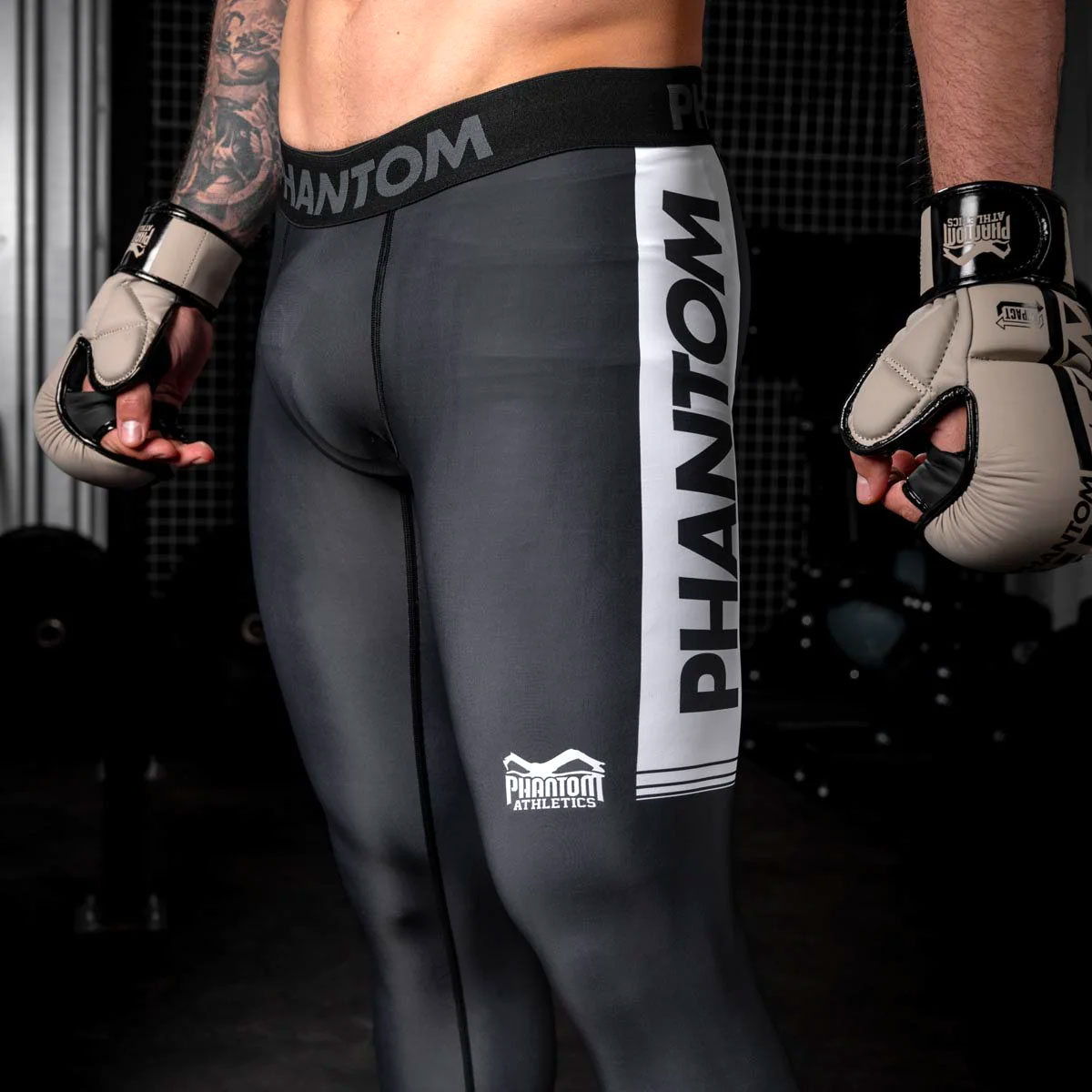 Phantom Atheltics Compression Pants, Apex, black, S