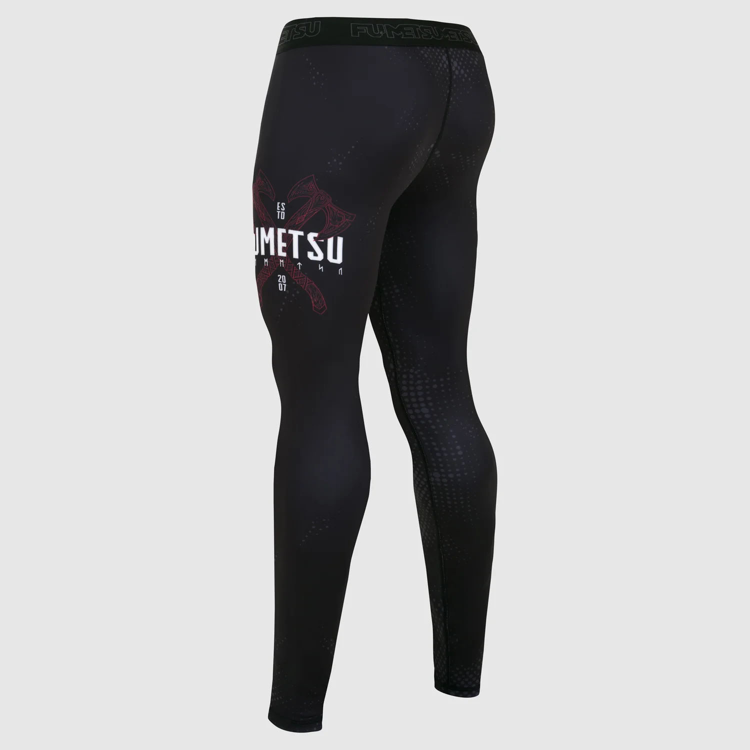 Fumetsu Compression Pants, Berserker, black-red, S