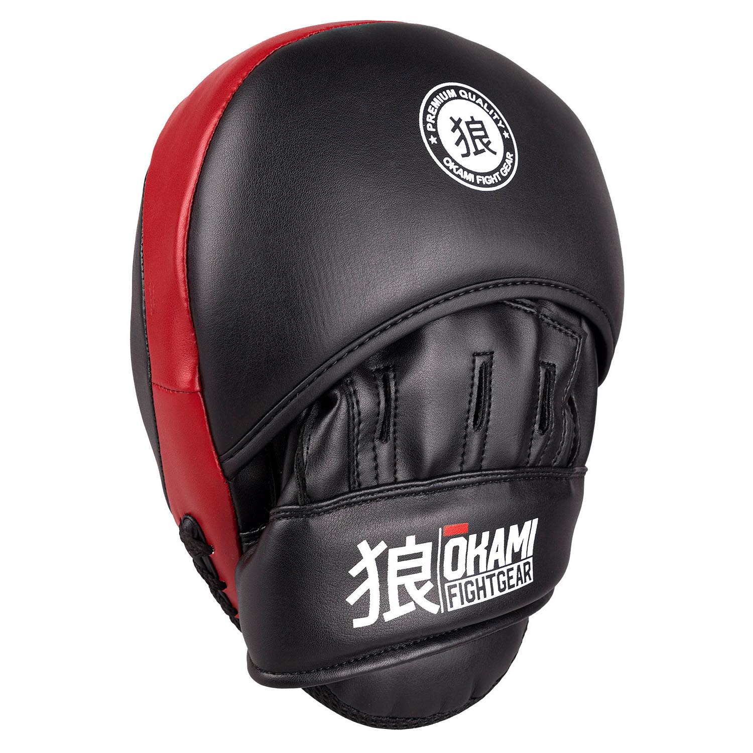 OKAMI Focus Mitts, Gym Series, black-red
