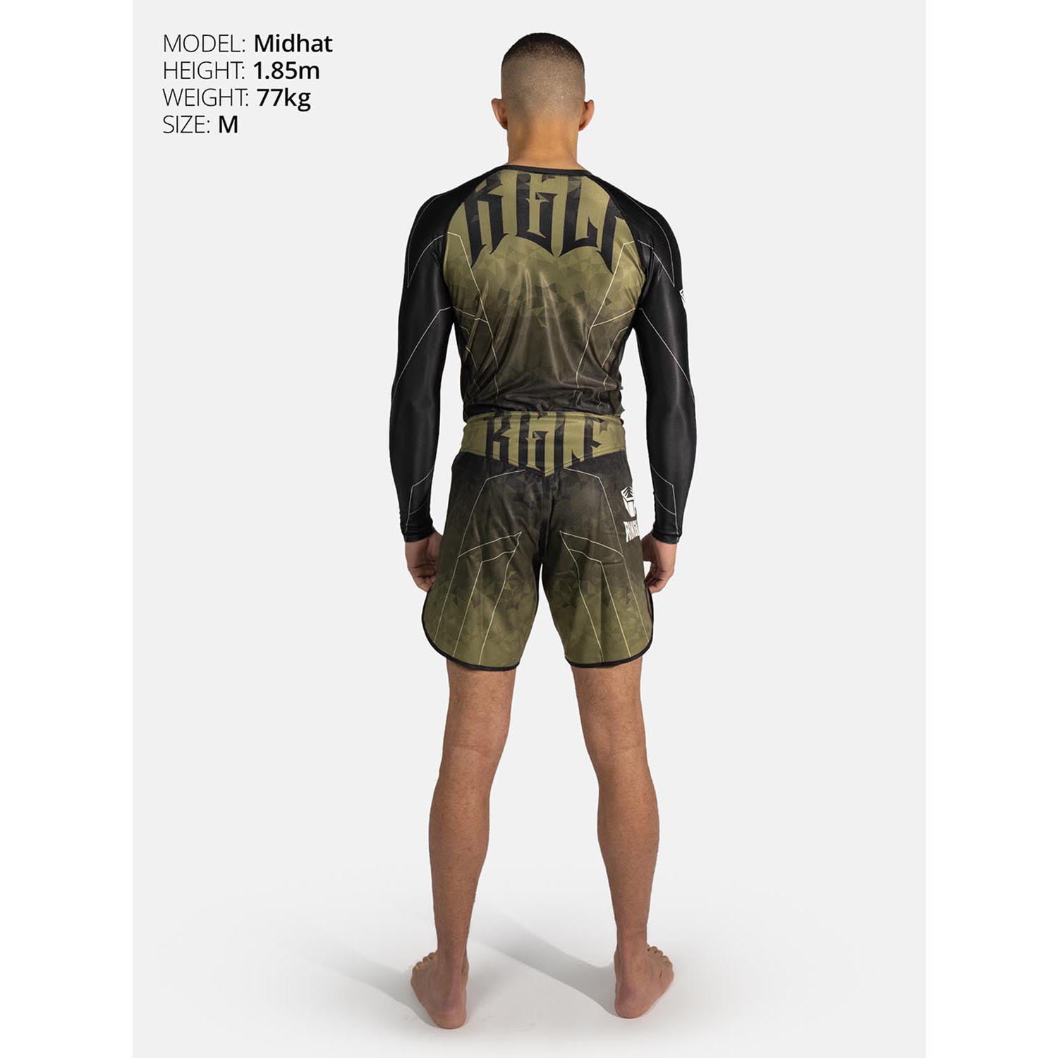 RINGLIFE Rashguard, L/S - Transition schwarz-grün L