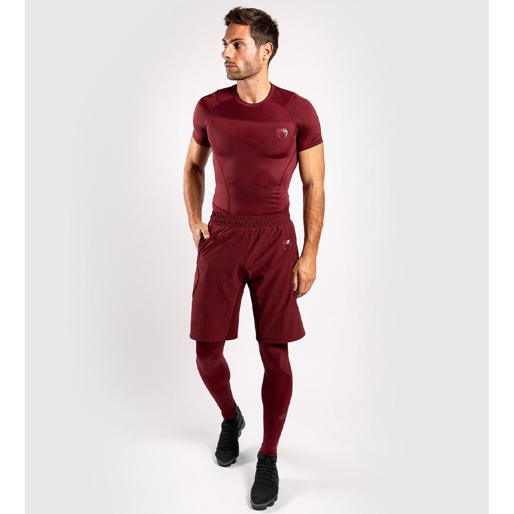 VENUM Compression Pants, G-Fit, wine red, XXL