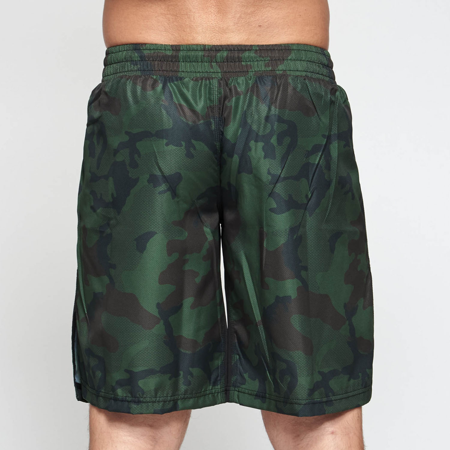 LEONE MMA Fight Shorts, AB954, camo-green, S