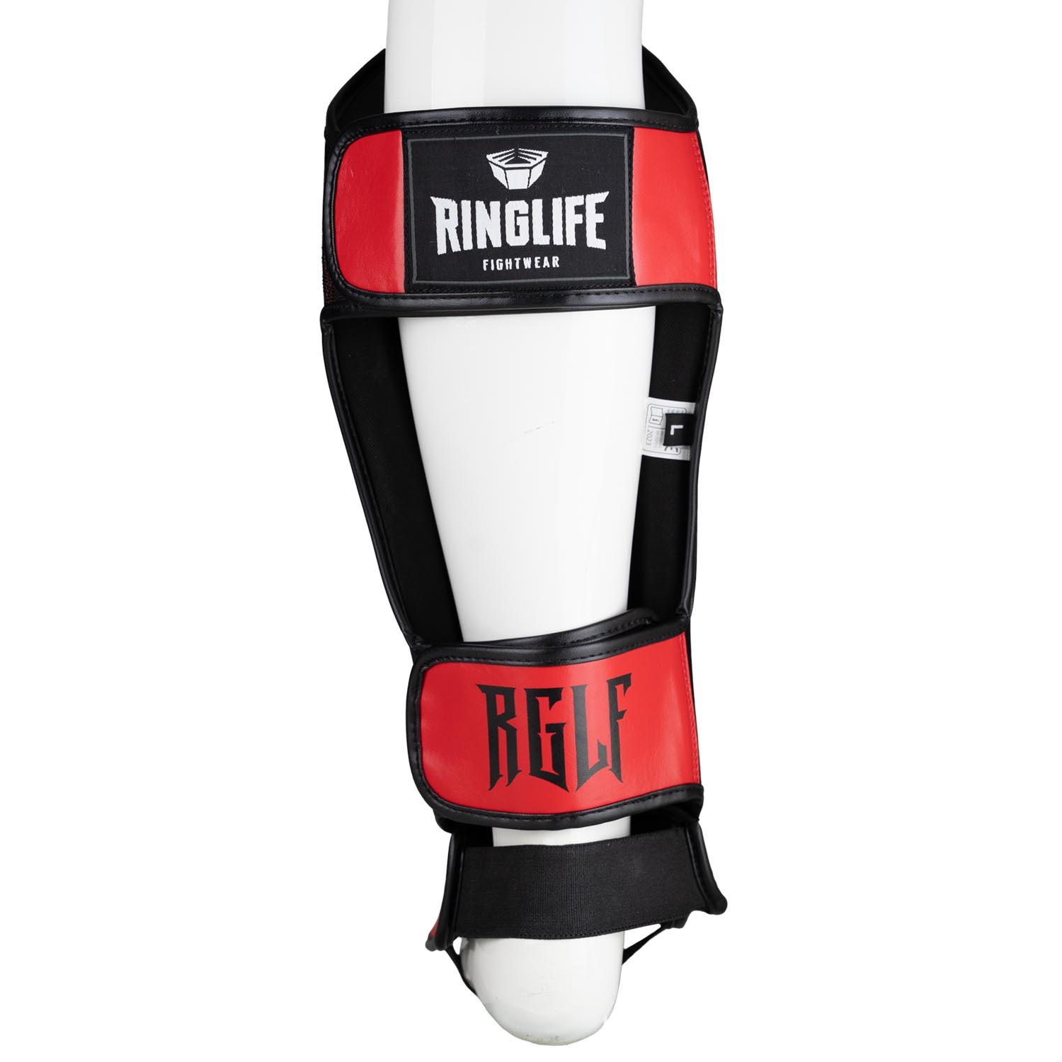 RINGLIFE Shin Guards - No.1 red XL