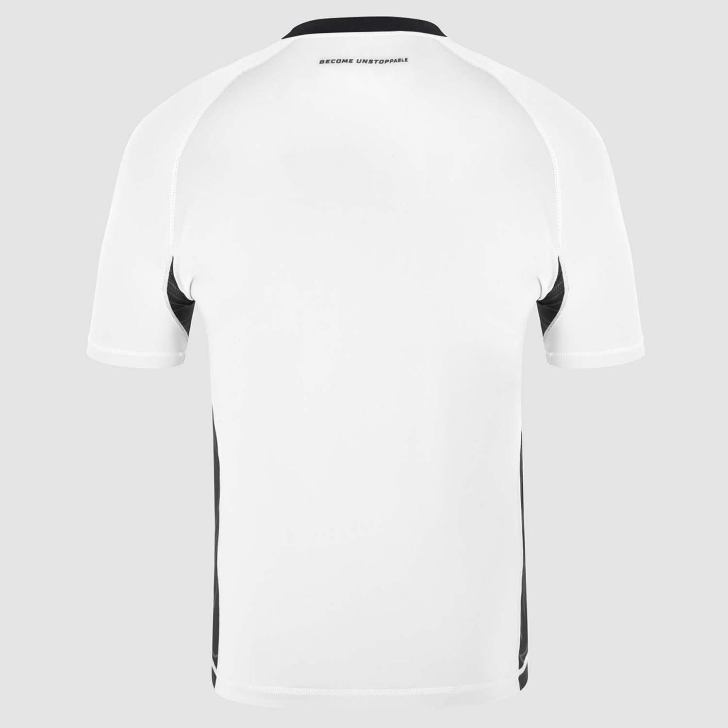 Fumetsu Rashguard, S/S, Icon, weiß-schwarz, L